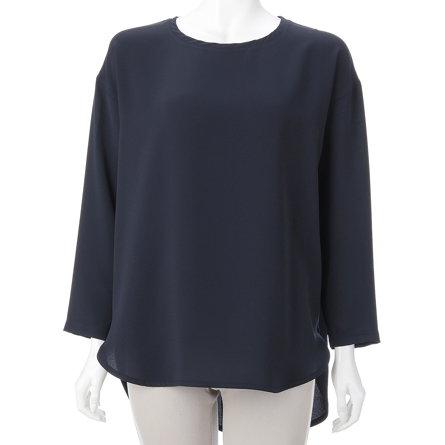 M－station ストレッチポリエステルプルオーバー