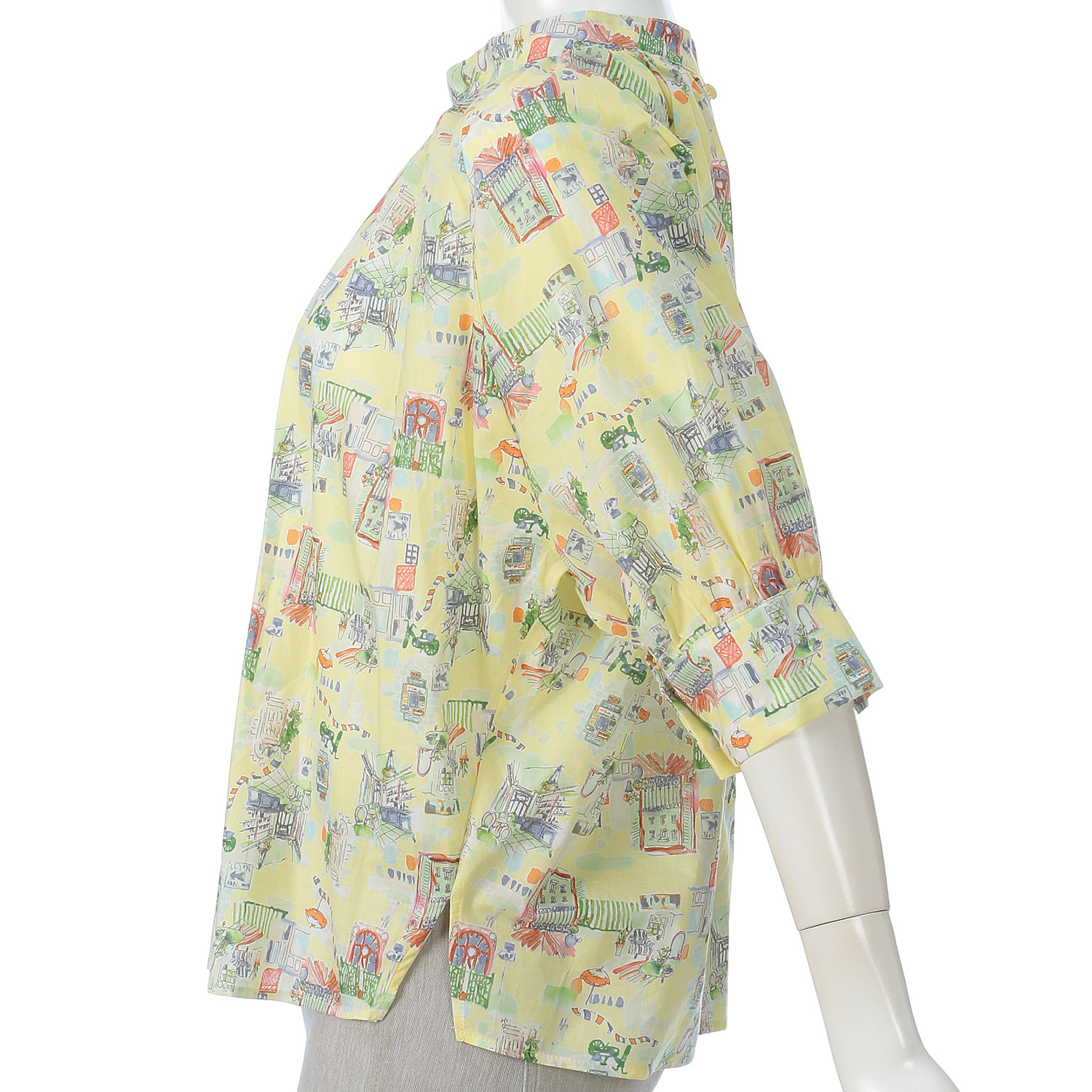 M－station プリントスタンドブラウス - 画像4