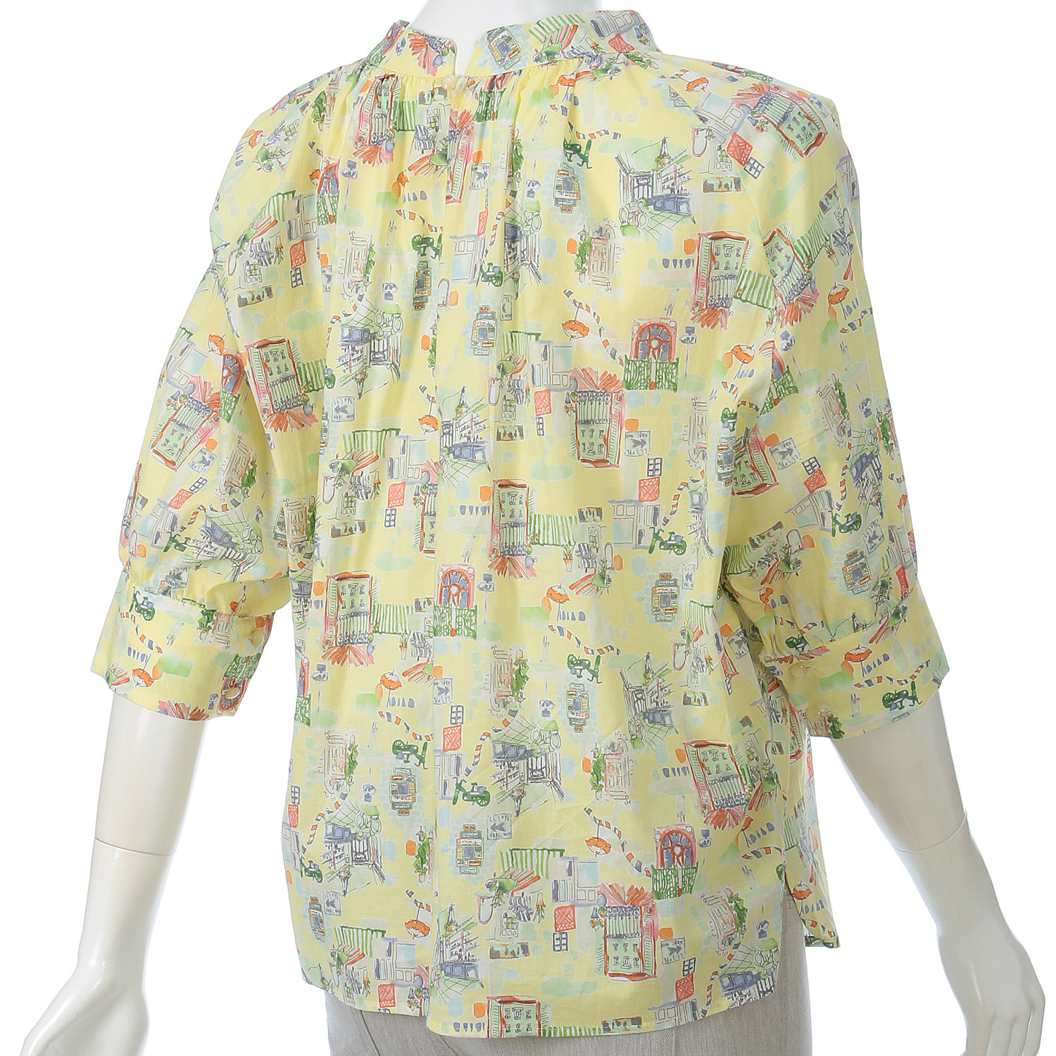 M－station プリントスタンドブラウス - 画像5