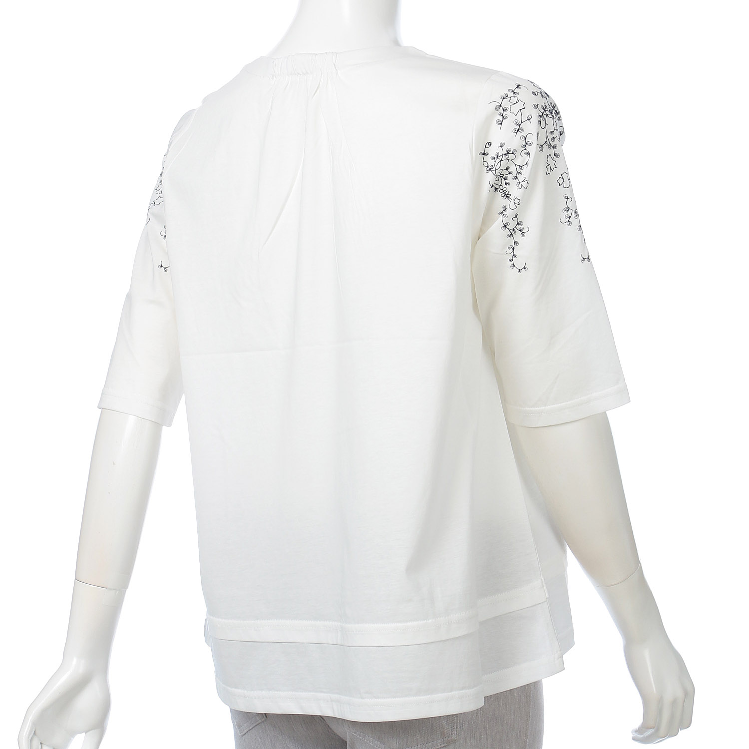 M－station 刺繍レイヤードカットソー - 画像5