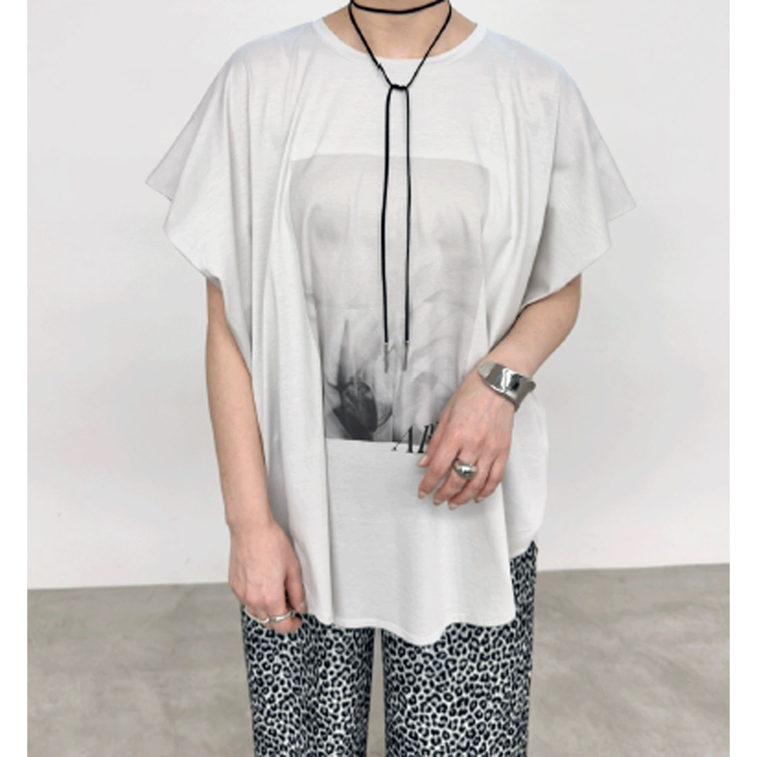 NUS タックスリーブフォトTシャツ - 画像9