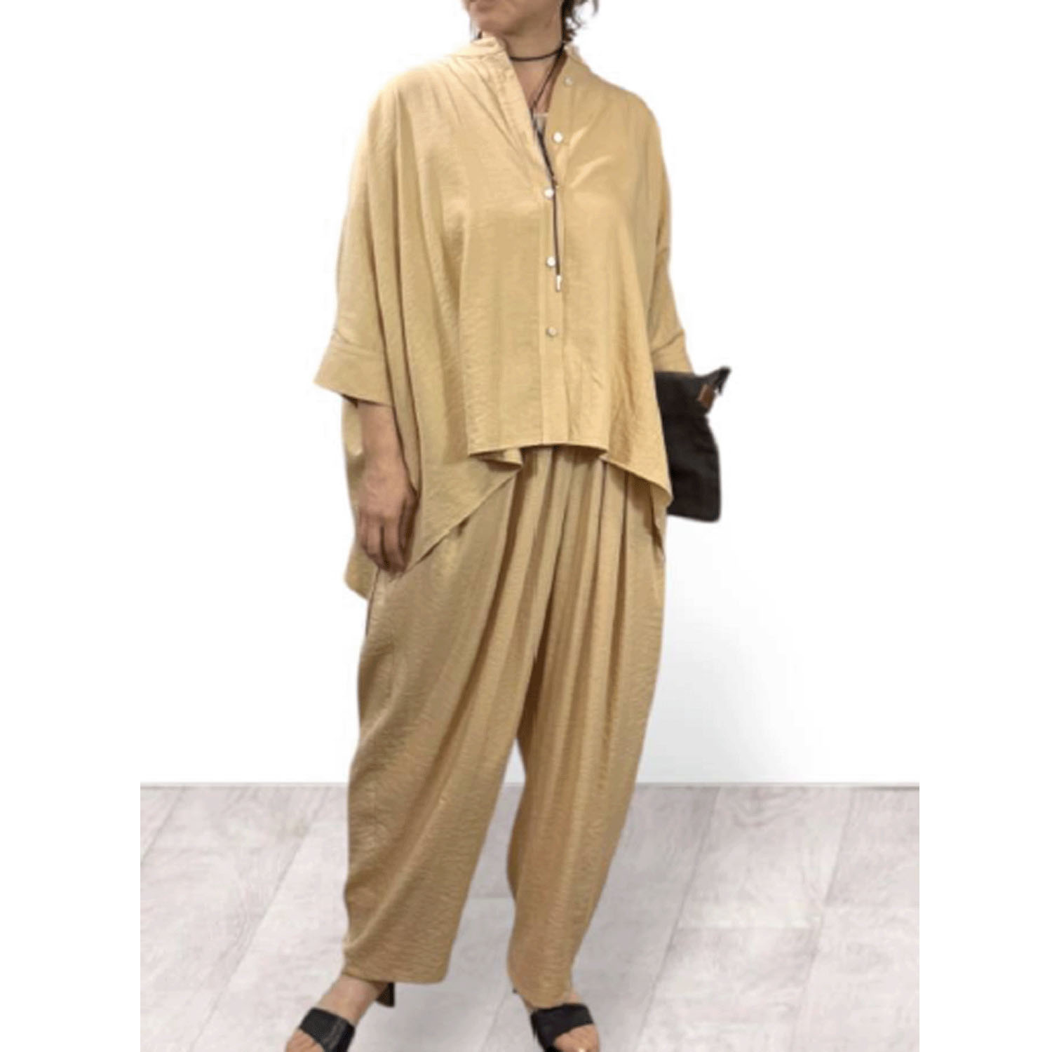 【Insta Live】QTUME ポンチョシャツ - 画像5