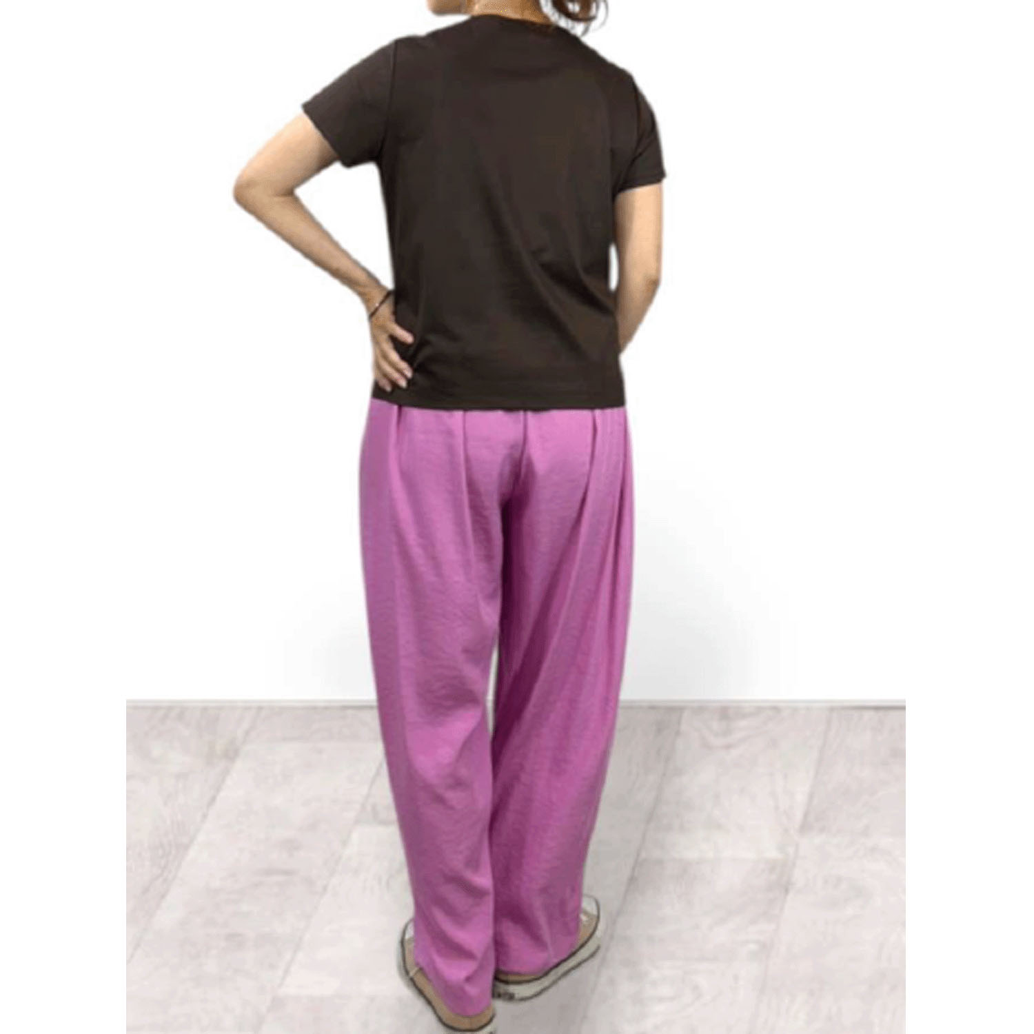 QTUME タックコクーンイージーパンツ - 画像12