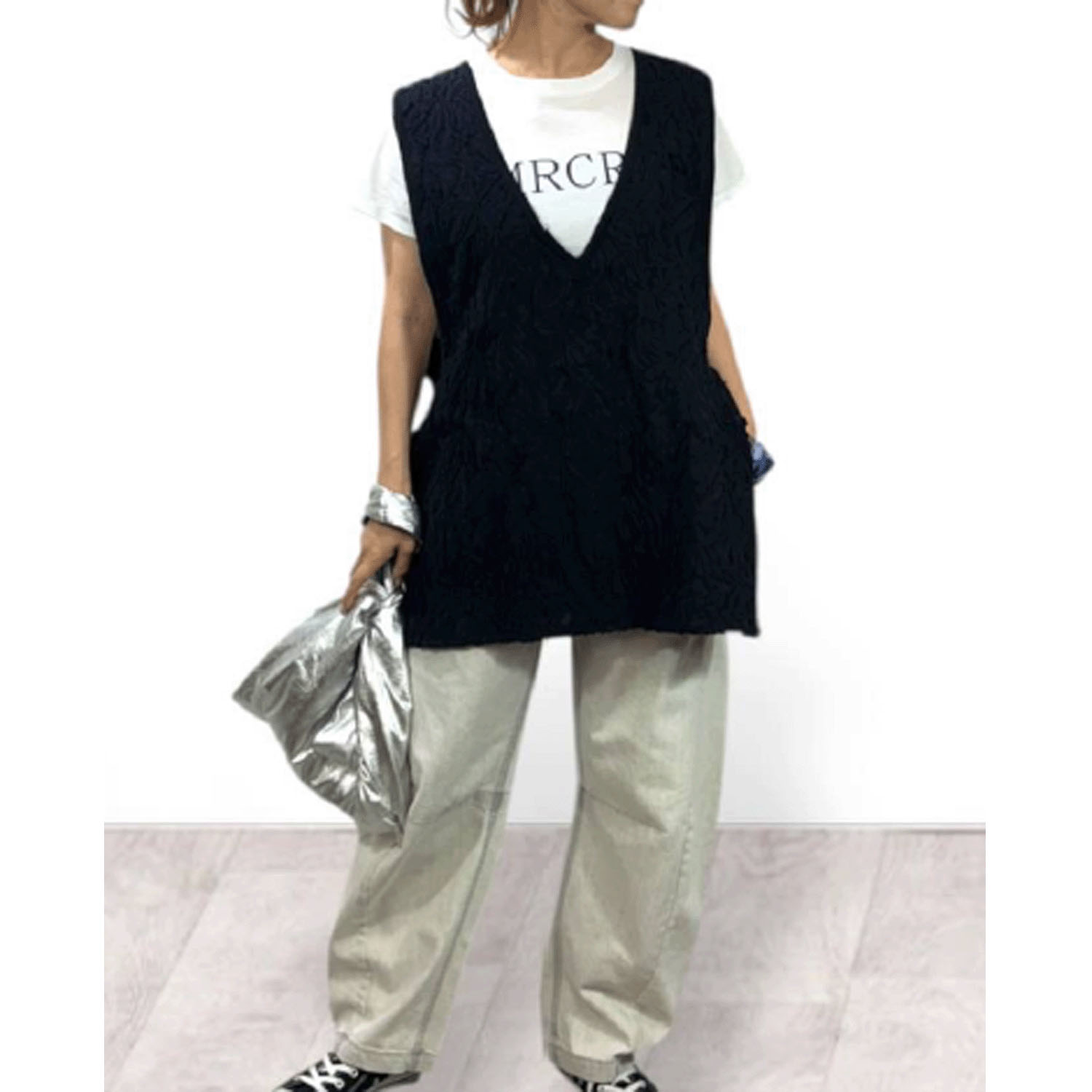 QTUME DENIMダーツカービーパンツ - 画像9