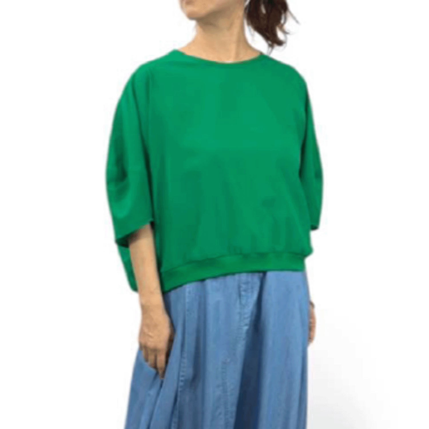 QTUME AIRUNOエアルノ dry crape フォルムTシャツ - 画像7