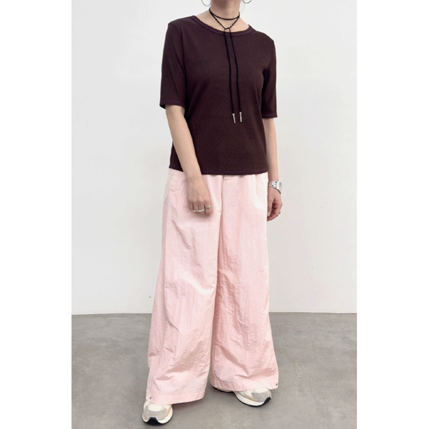 NUS 5分袖シアーTシャツ - 画像16