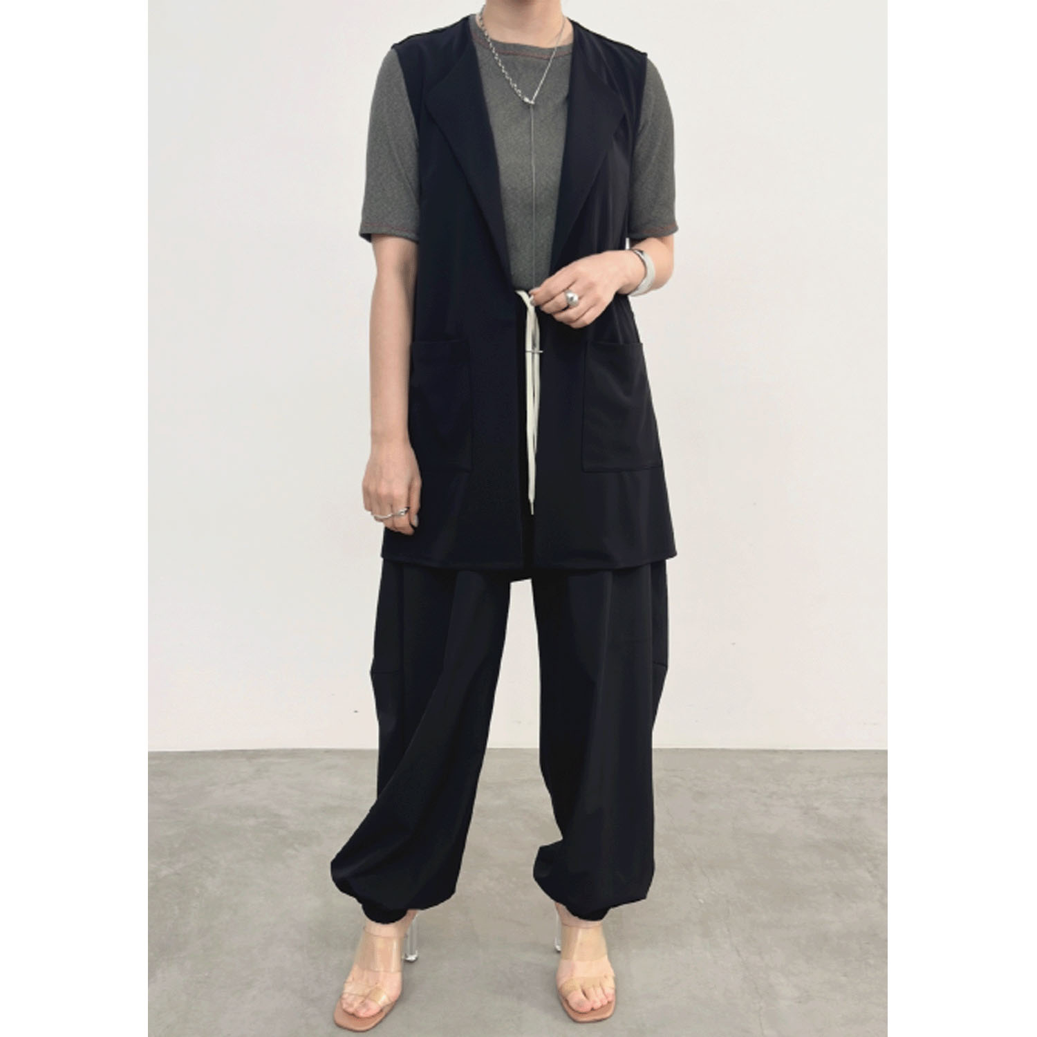 NUS 5分袖シアーTシャツ - 画像7