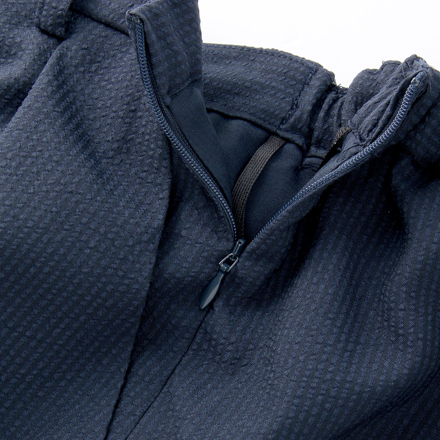 Doubleface Tokyo タックフレアシアサッカースカート - 画像6