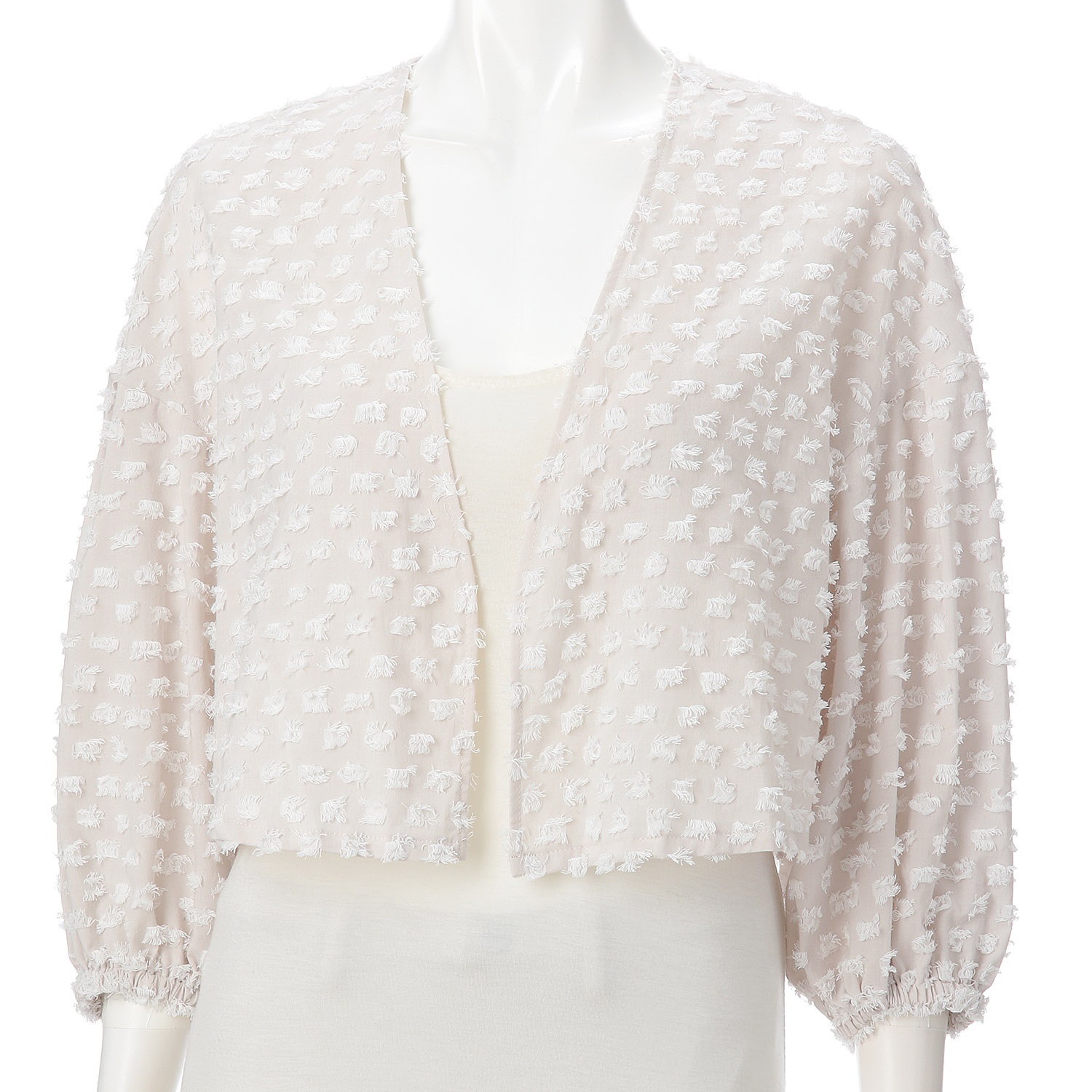 NOUQUE フサフサ刺繍ジャケット - 画像2