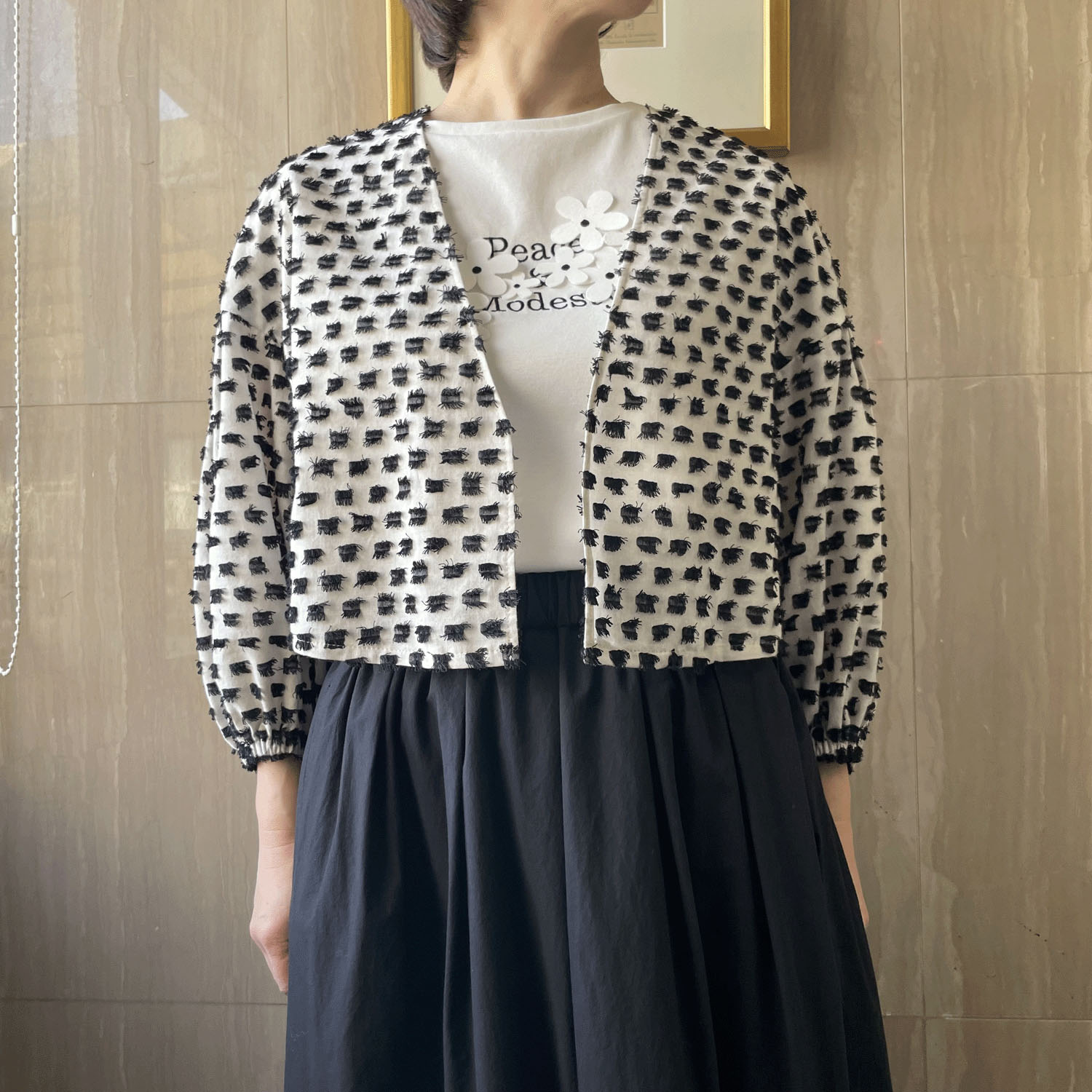 NOUQUE フサフサ刺繍ジャケット - 画像5