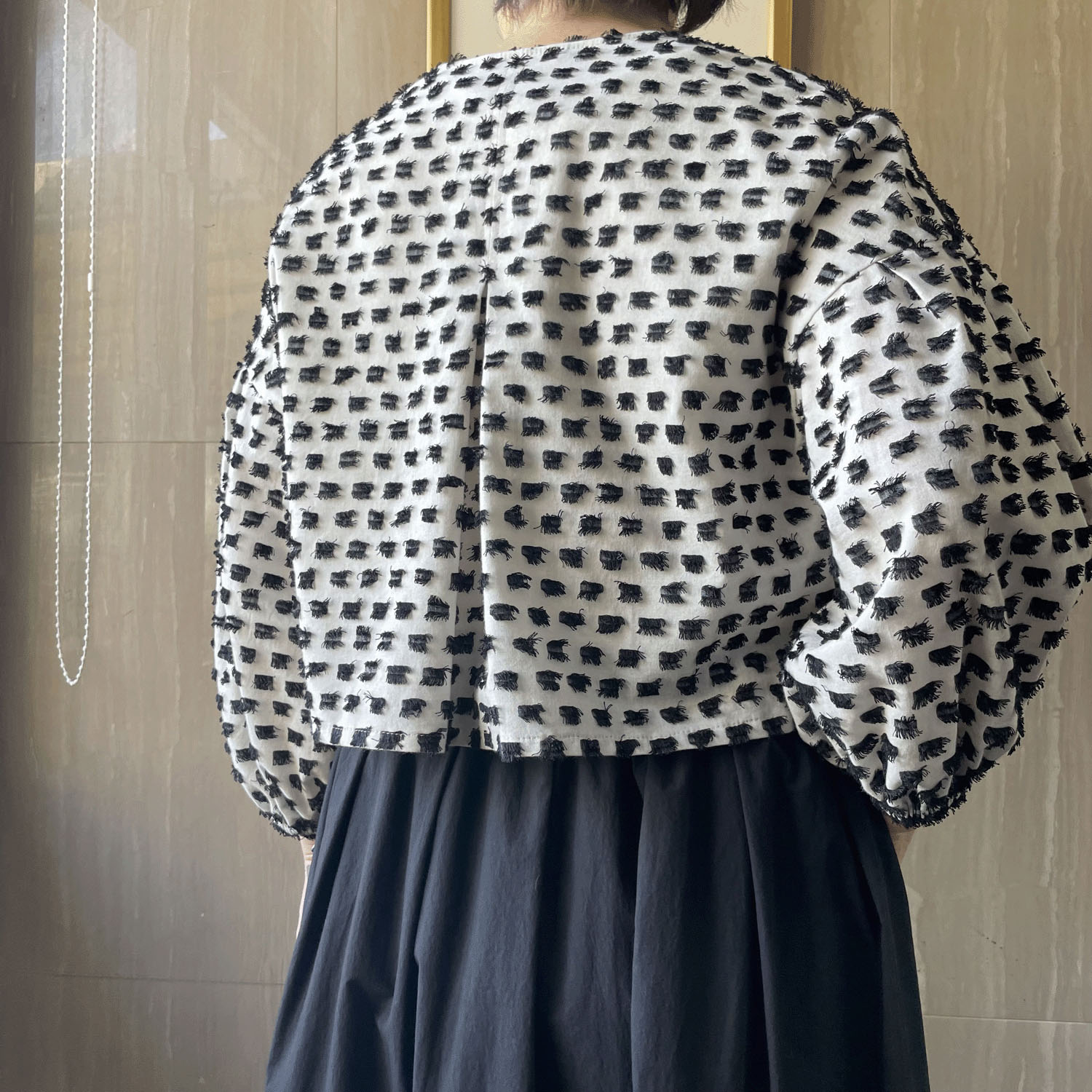 NOUQUE フサフサ刺繍ジャケット - 画像7