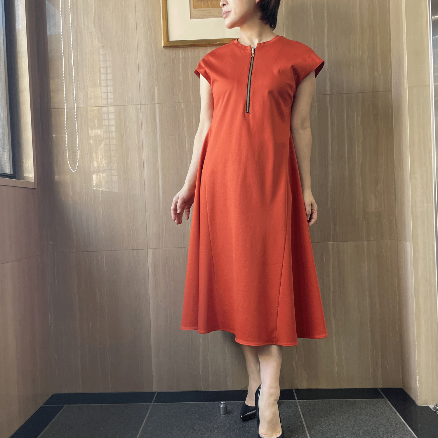 KOKIA 前ファスナー開きフレアワンピース - 画像2