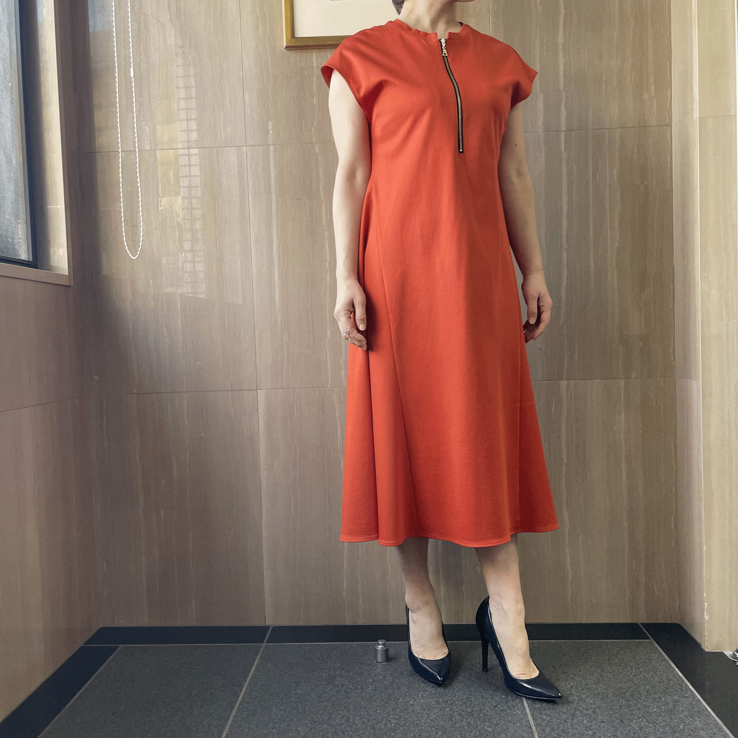 KOKIA 前ファスナー開きフレアワンピース - 画像3