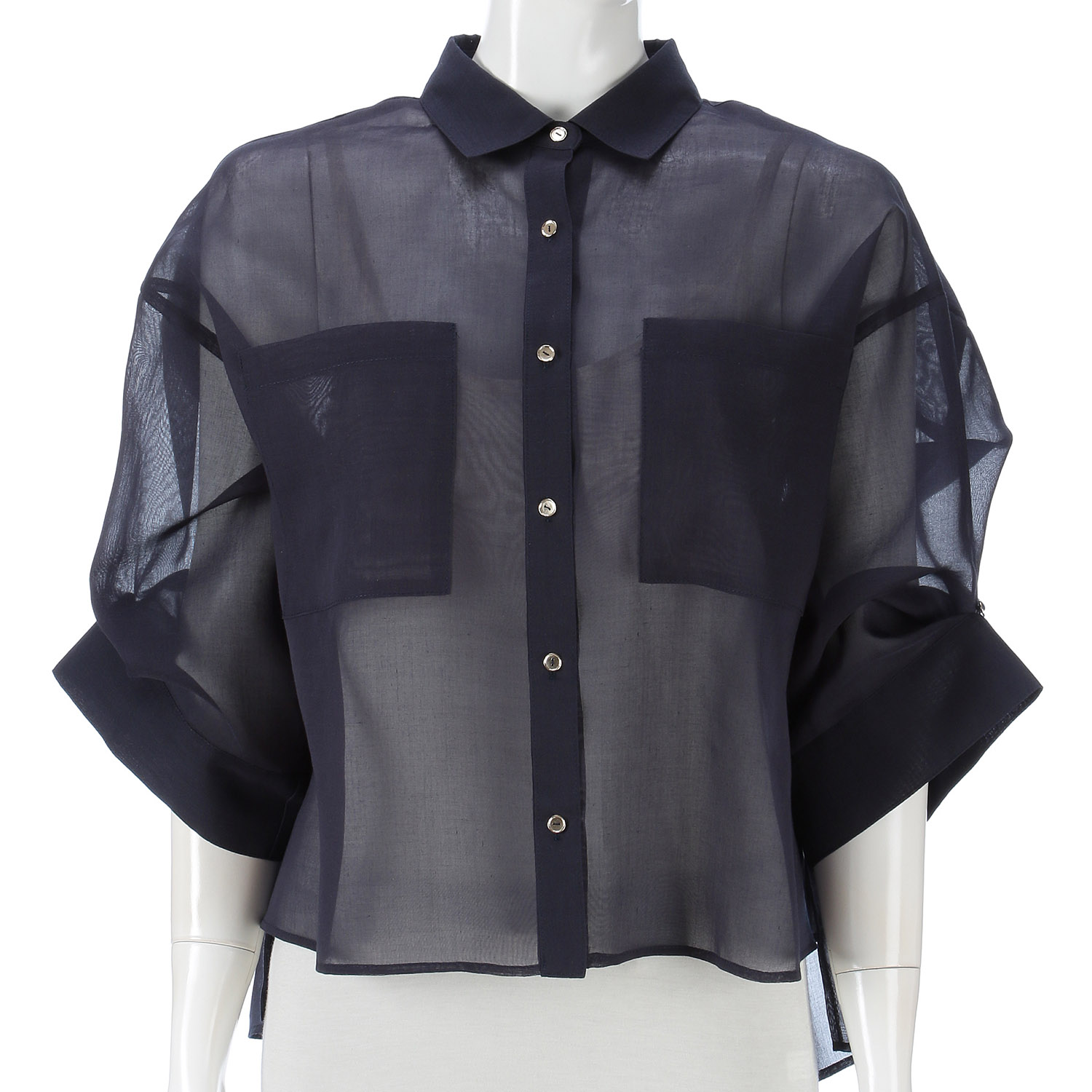 NOUQUE オーガンジー袖2WAYブラウス - 画像11