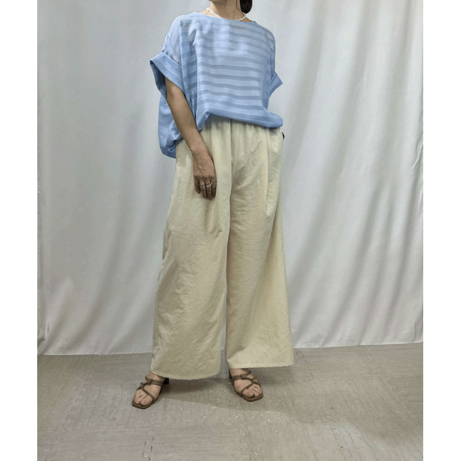 QTUME タックワイドパンツ - 画像7