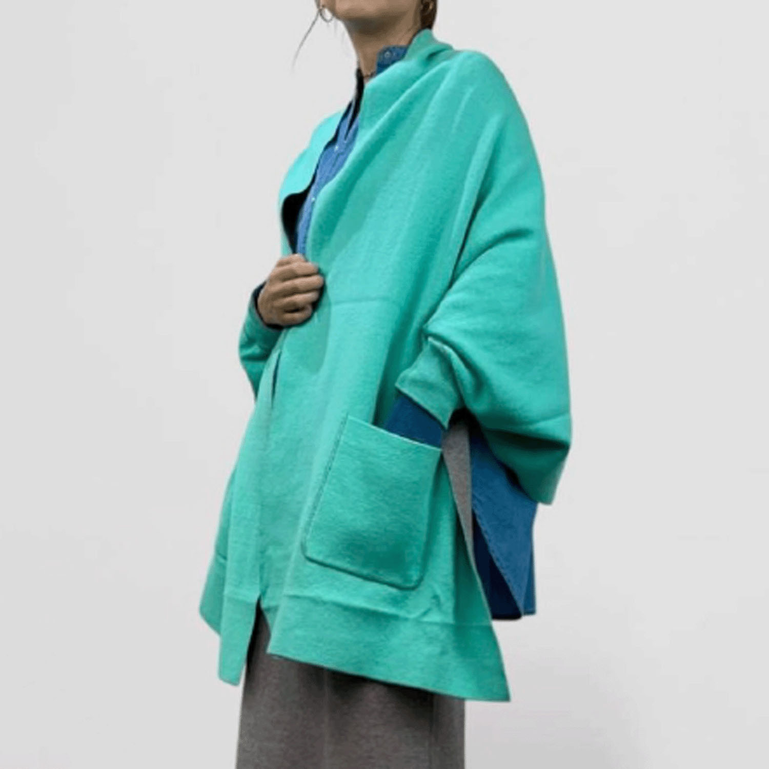 【InstaLive】QTUME 2WAYショールカーデ