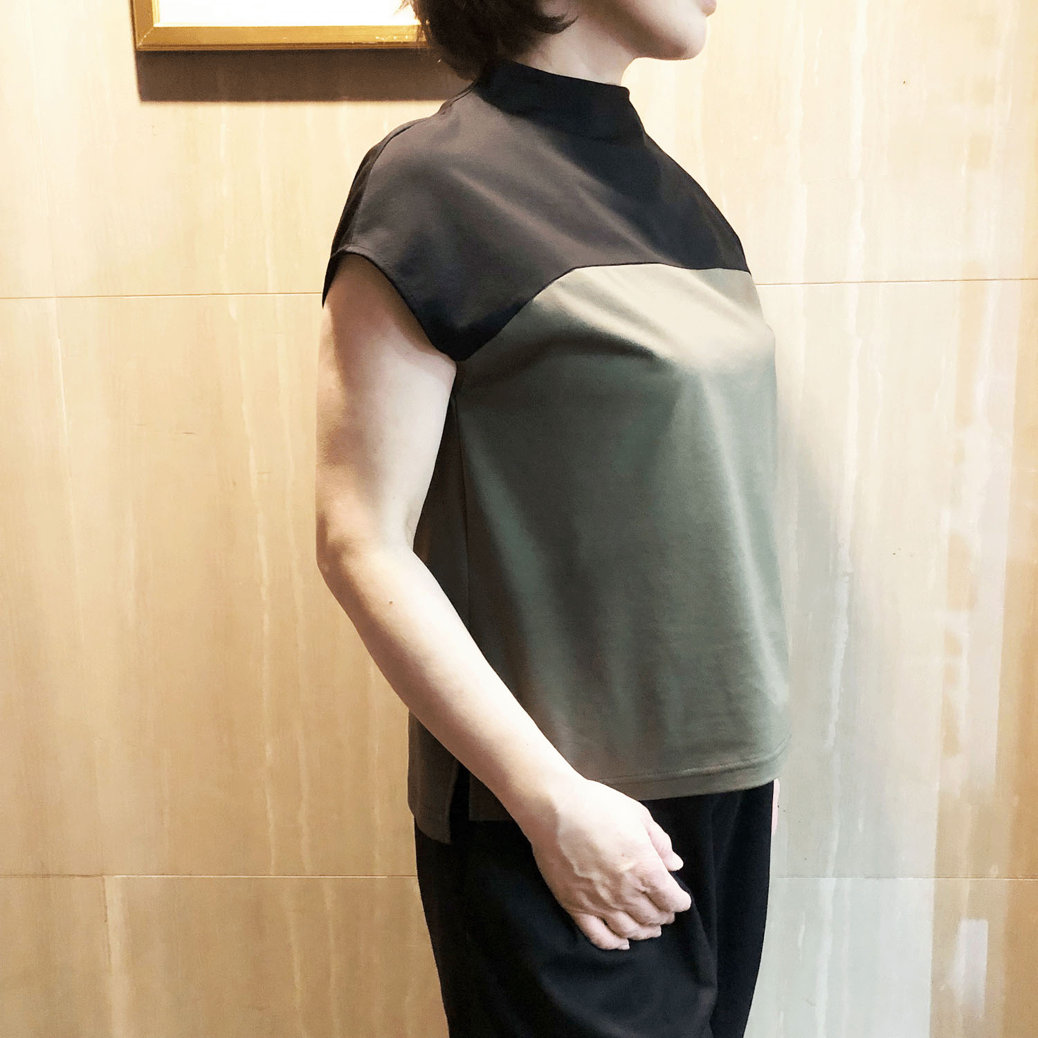 一珠 KOKIA プライムクールバイカラープルオーバー - 画像3