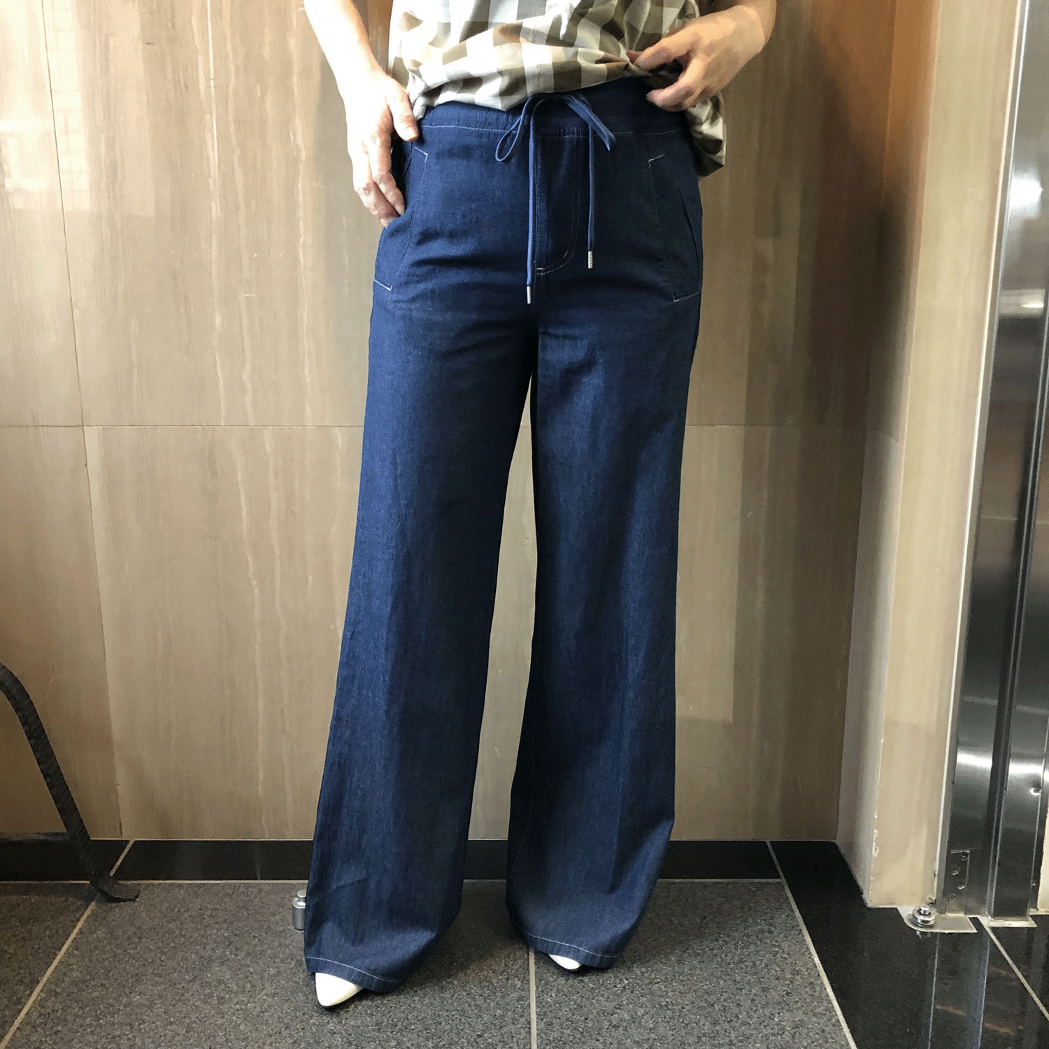 一珠 KOKIA ダンガリードロストパンツ