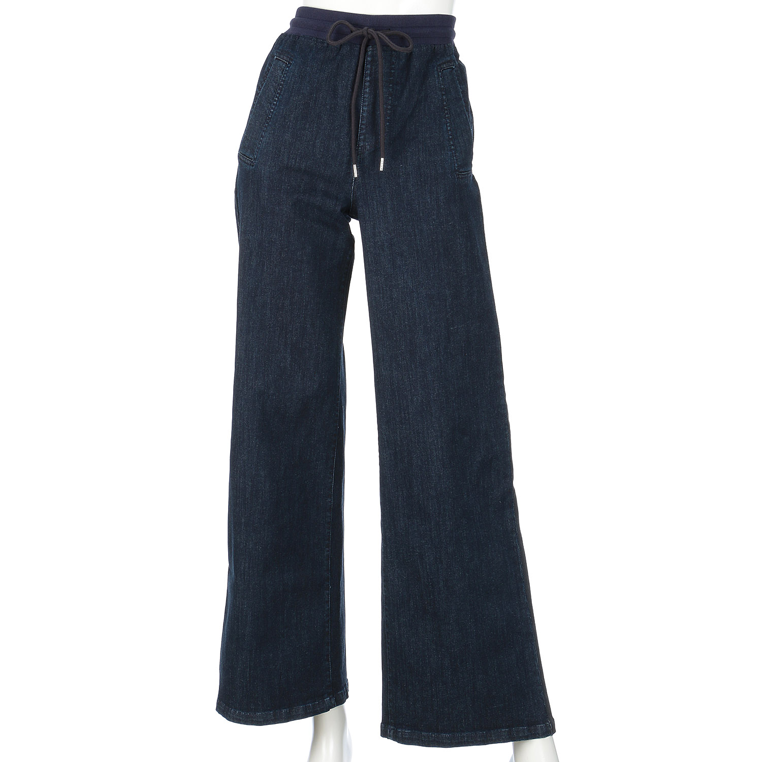 【Insta Live】一珠 KOKIA ワイドデニム脇テープパンツ - 画像9