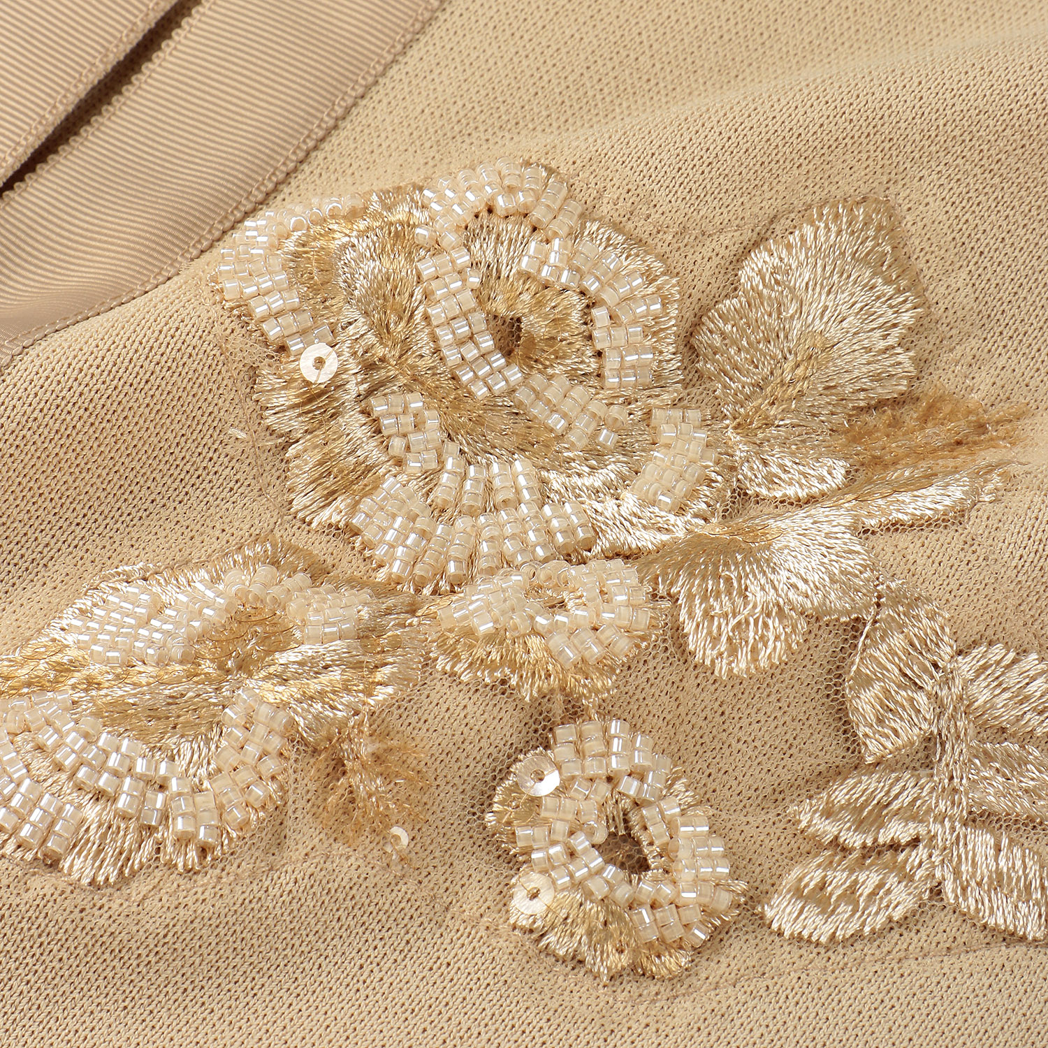 【InstaLive】Super Beauty 胸元ビジュー＆スパンコール使いニットボレロ - 画像10