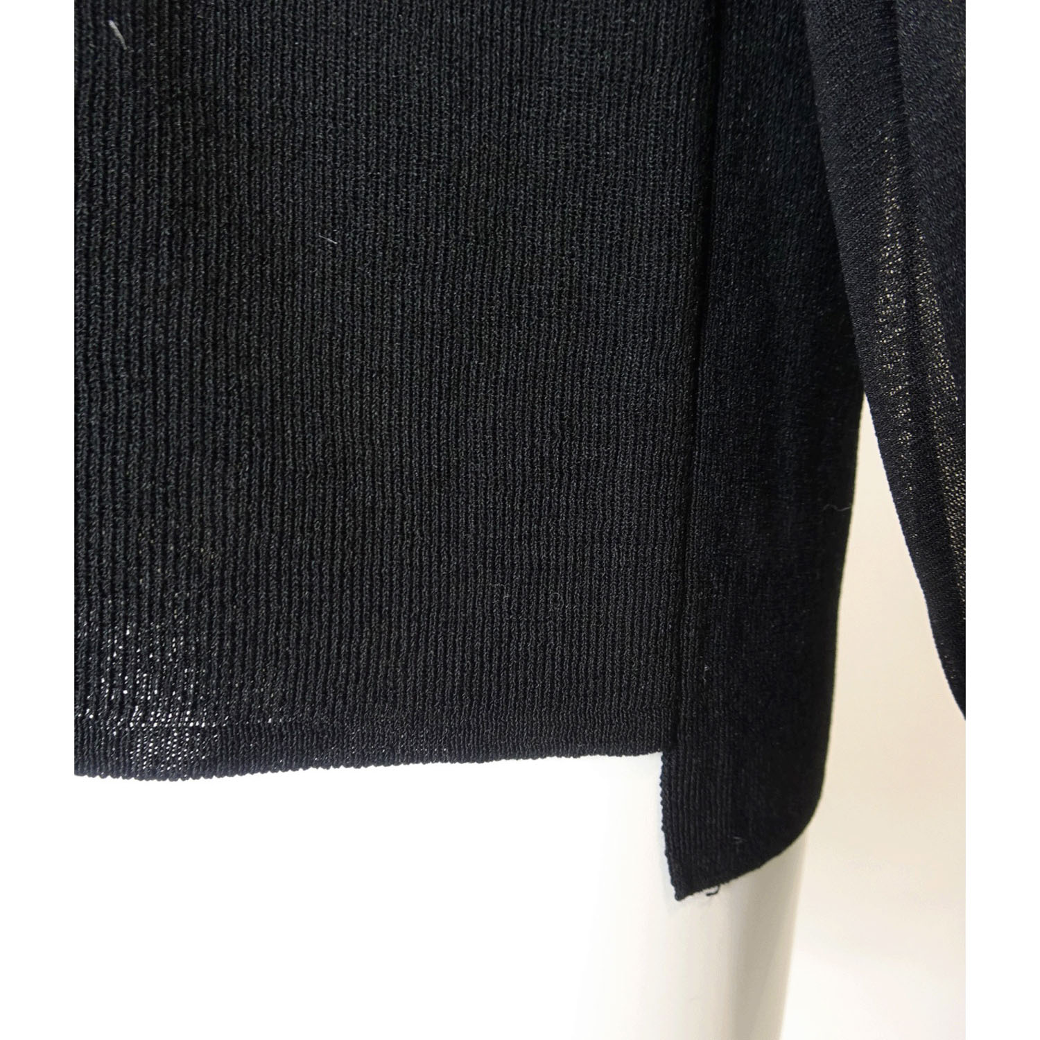 Super Beauty パワーネット素材袖胸元フラワーモチーフ使いセーター - 画像7