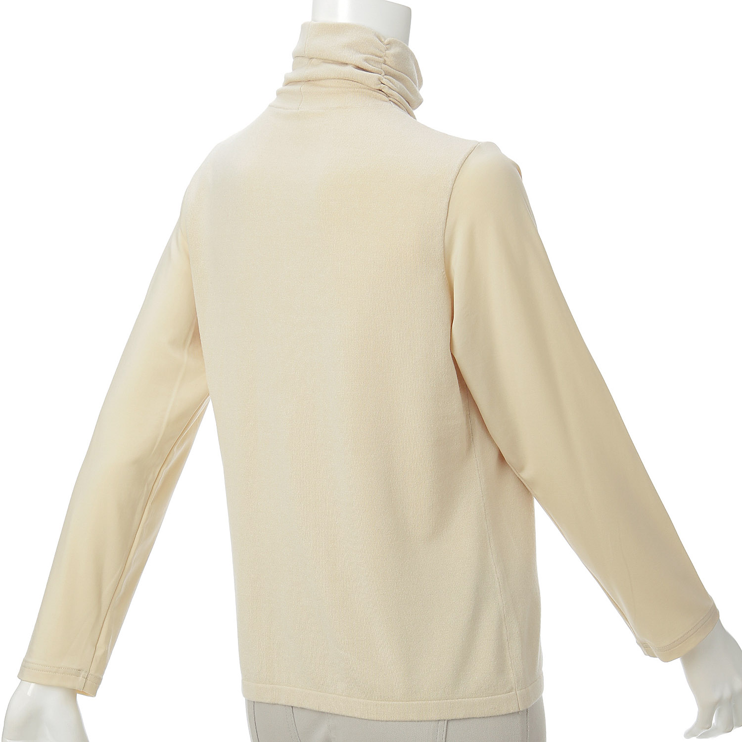 Super Beauty 胸元刺しゅう入りハイネックセーター - 画像7