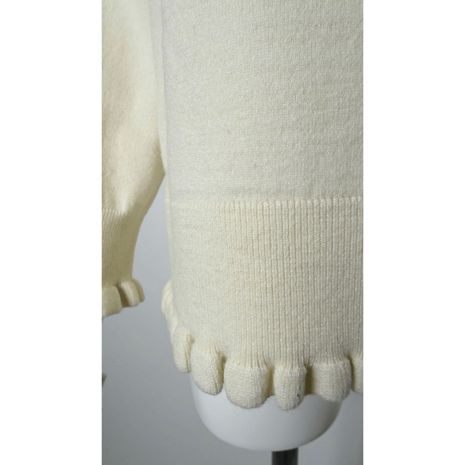 【Inata Live】Super Beauty パリ刺繍フリルセーター - 画像8