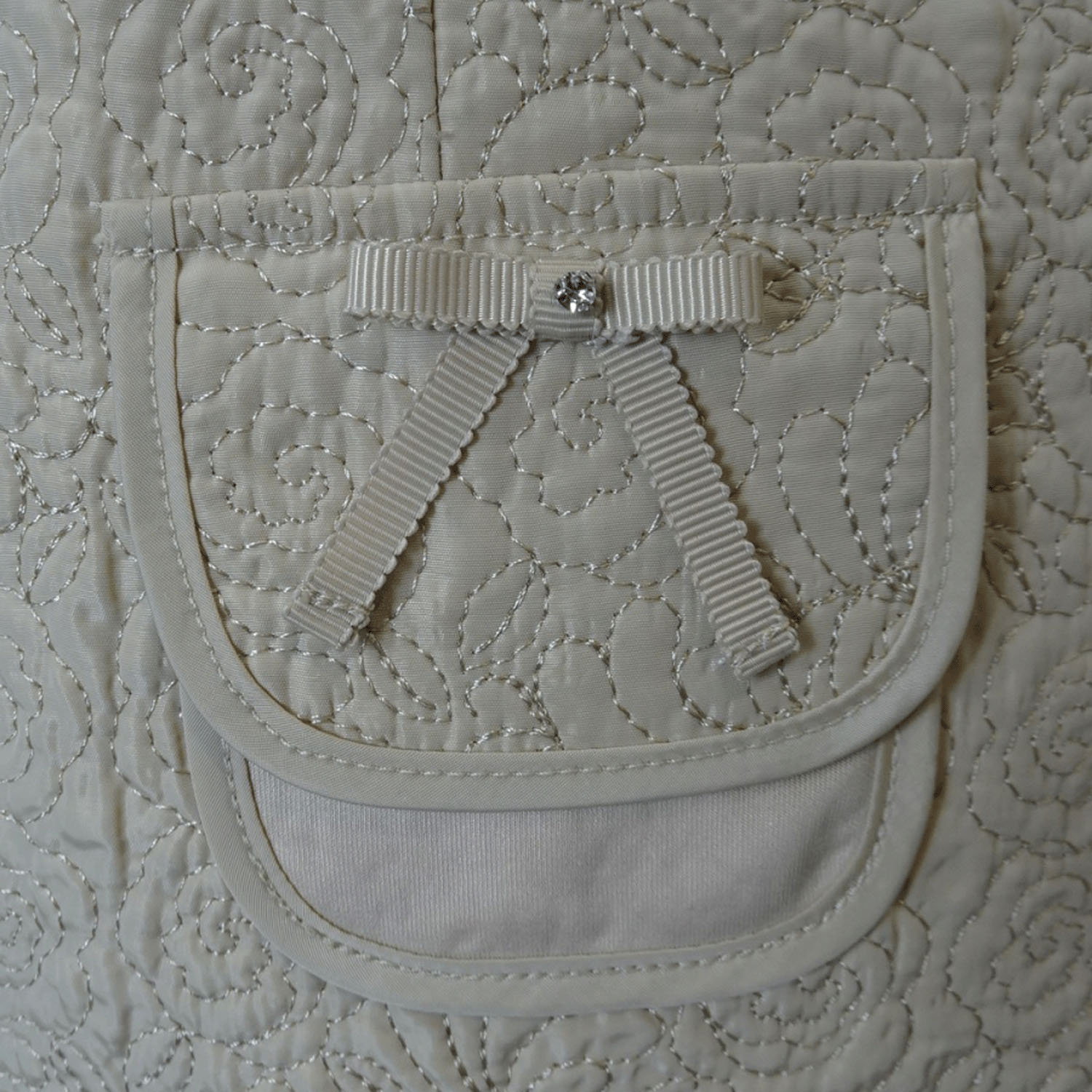 Super Beauty キルティング生地切替前あきワンピース - 画像9