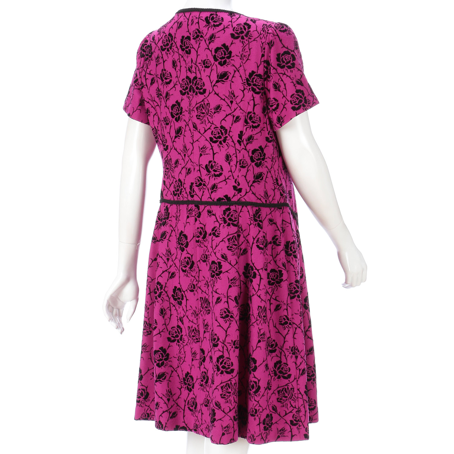 【Inata Live】Super Beauty フロッキープリント 半袖ワンピース - 画像17