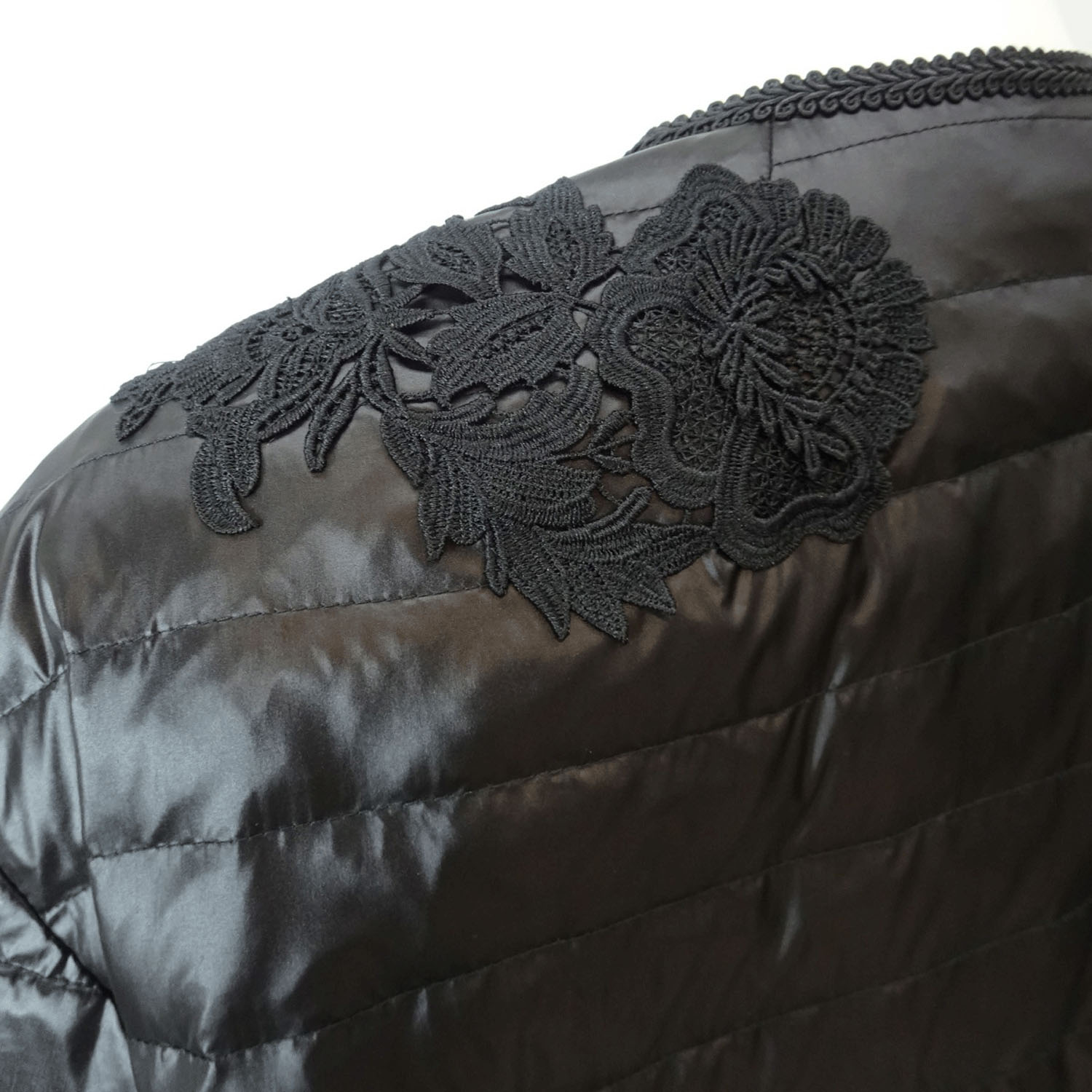 【Inata Live】Super Beauty レースデザイン ライトダウンジャケット - 画像14