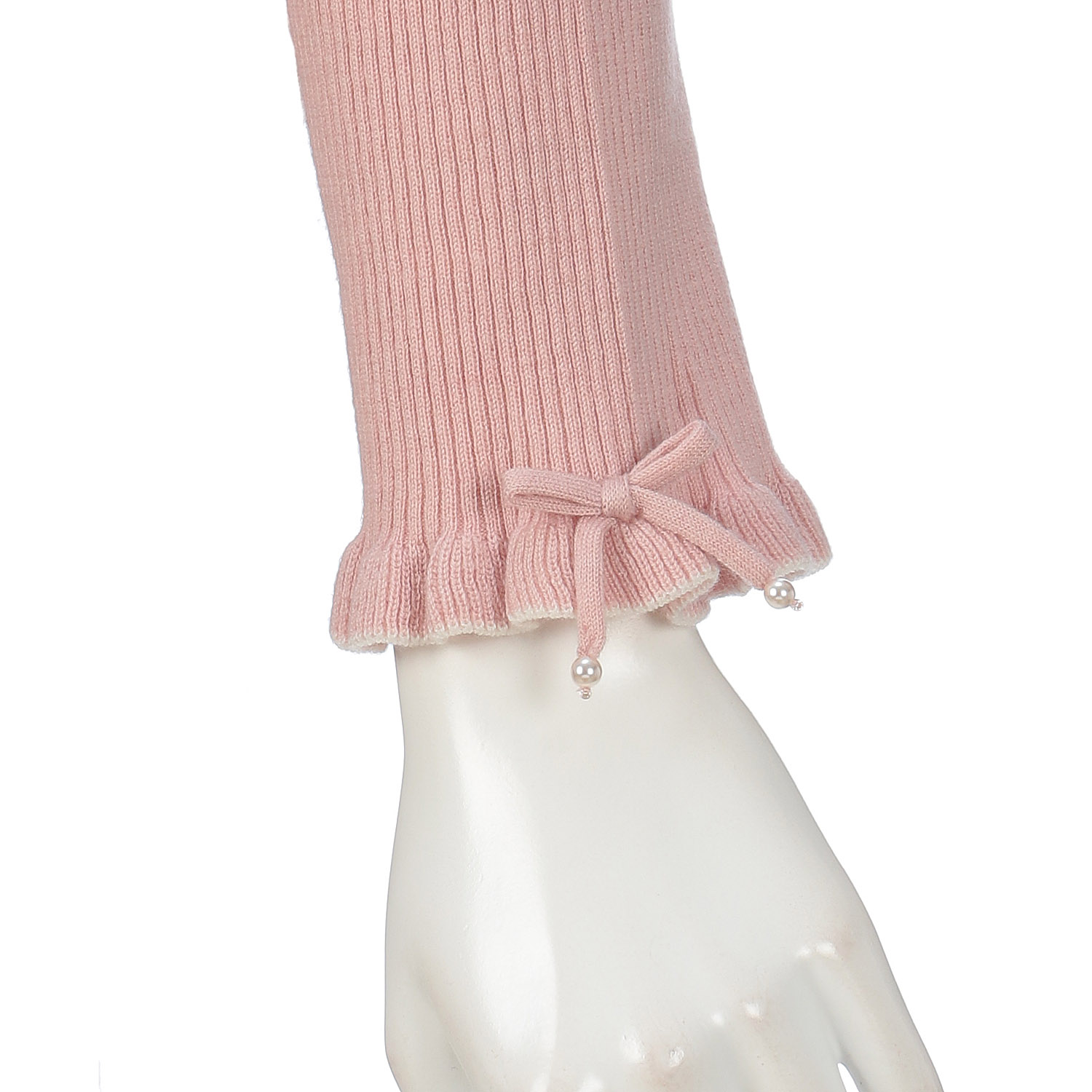 Super Beauty レースモチーフニットカーディガン - 画像6