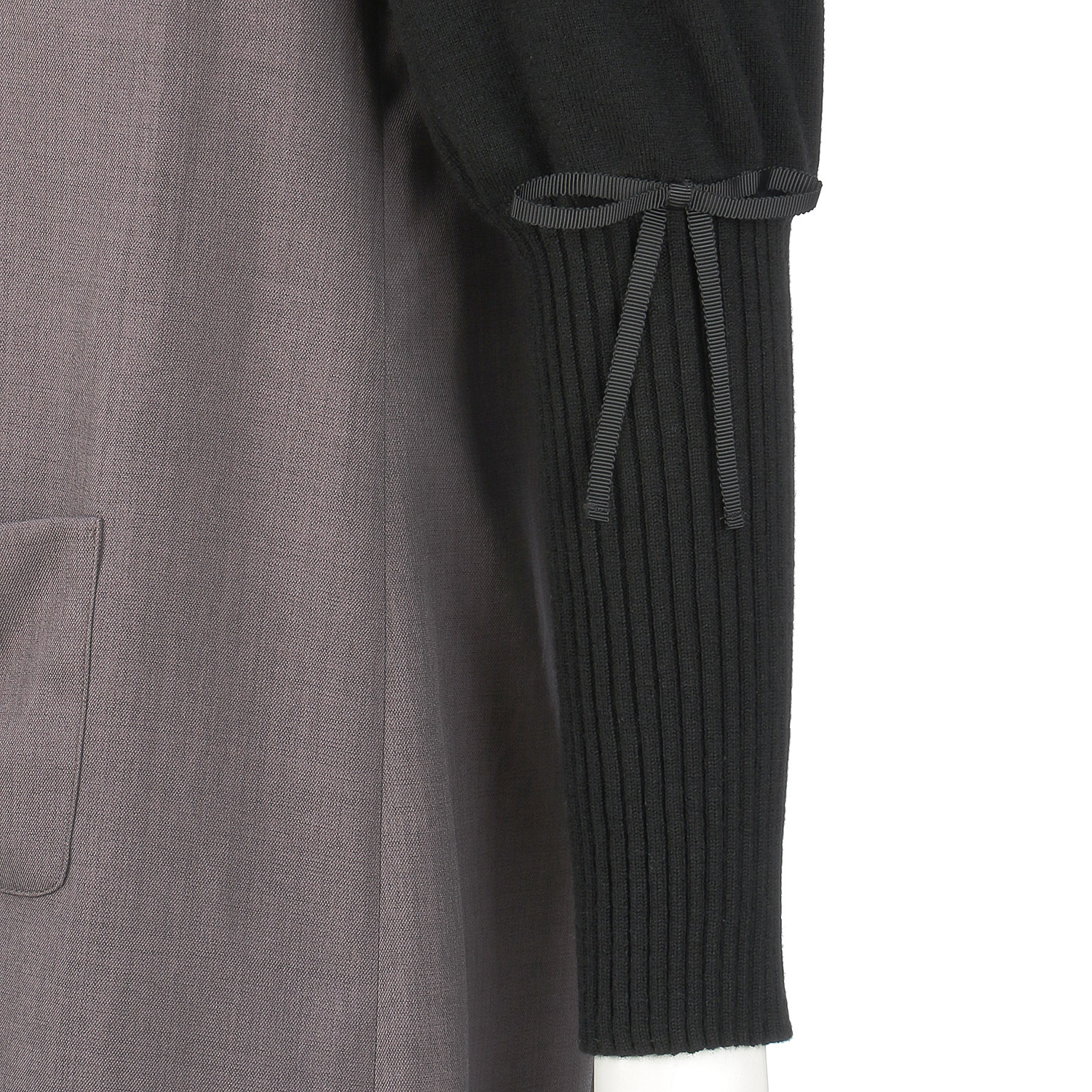 Super Beauty レイヤード風コンビワンピース - 画像6