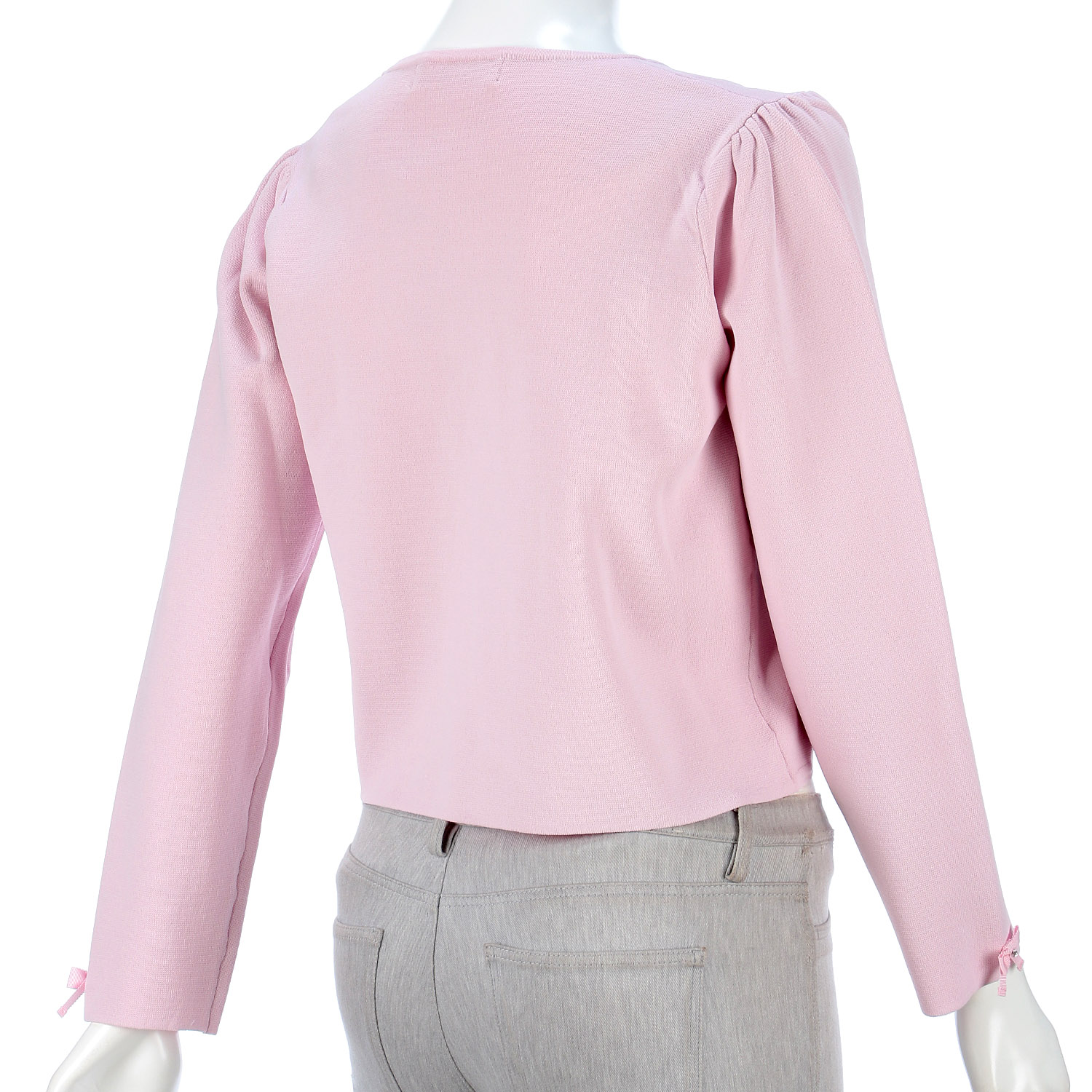 【Insta Live】Super Beauty ジュエルボタン付きクロップドカーディガン - 画像17