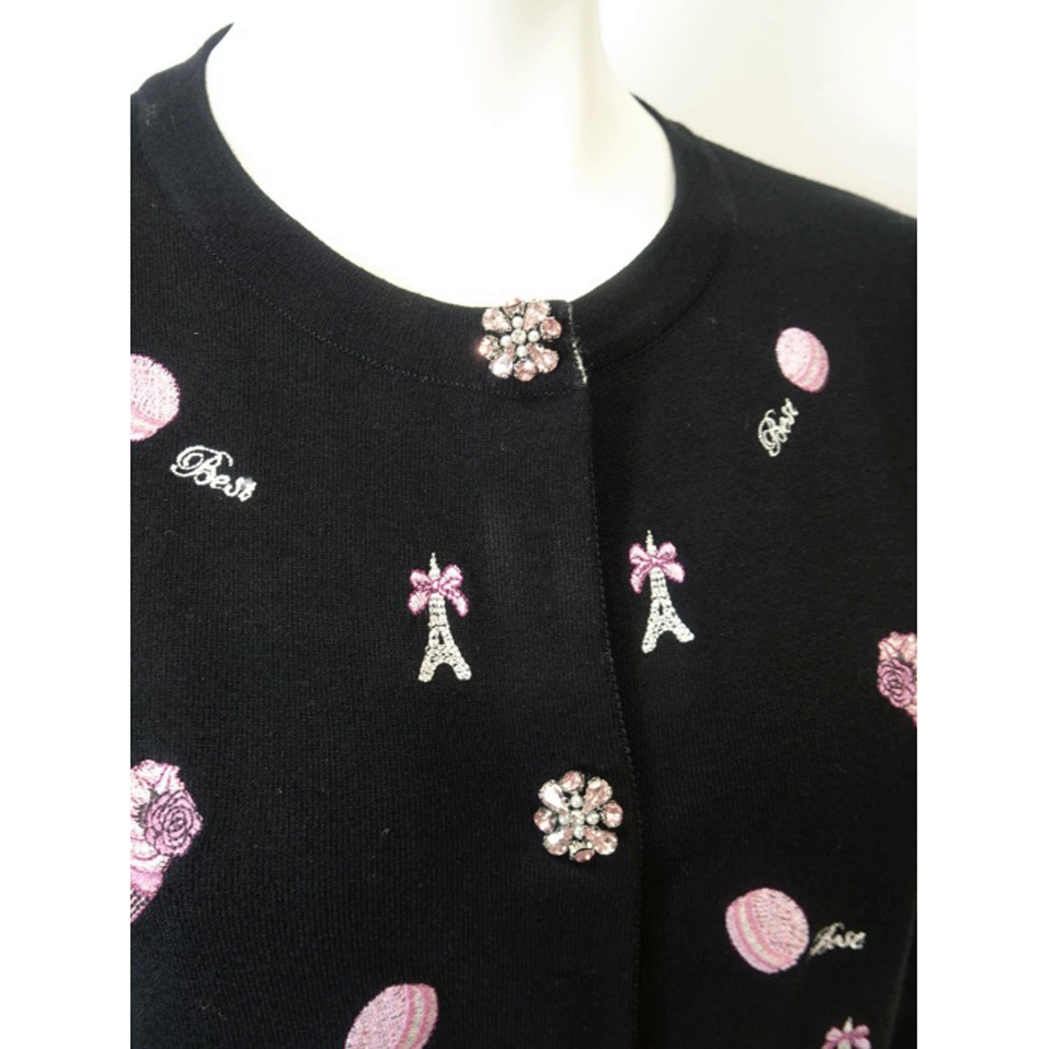 【Insta Live】Super Beauty スイーツ刺しゅうニットカーディガン - 画像21