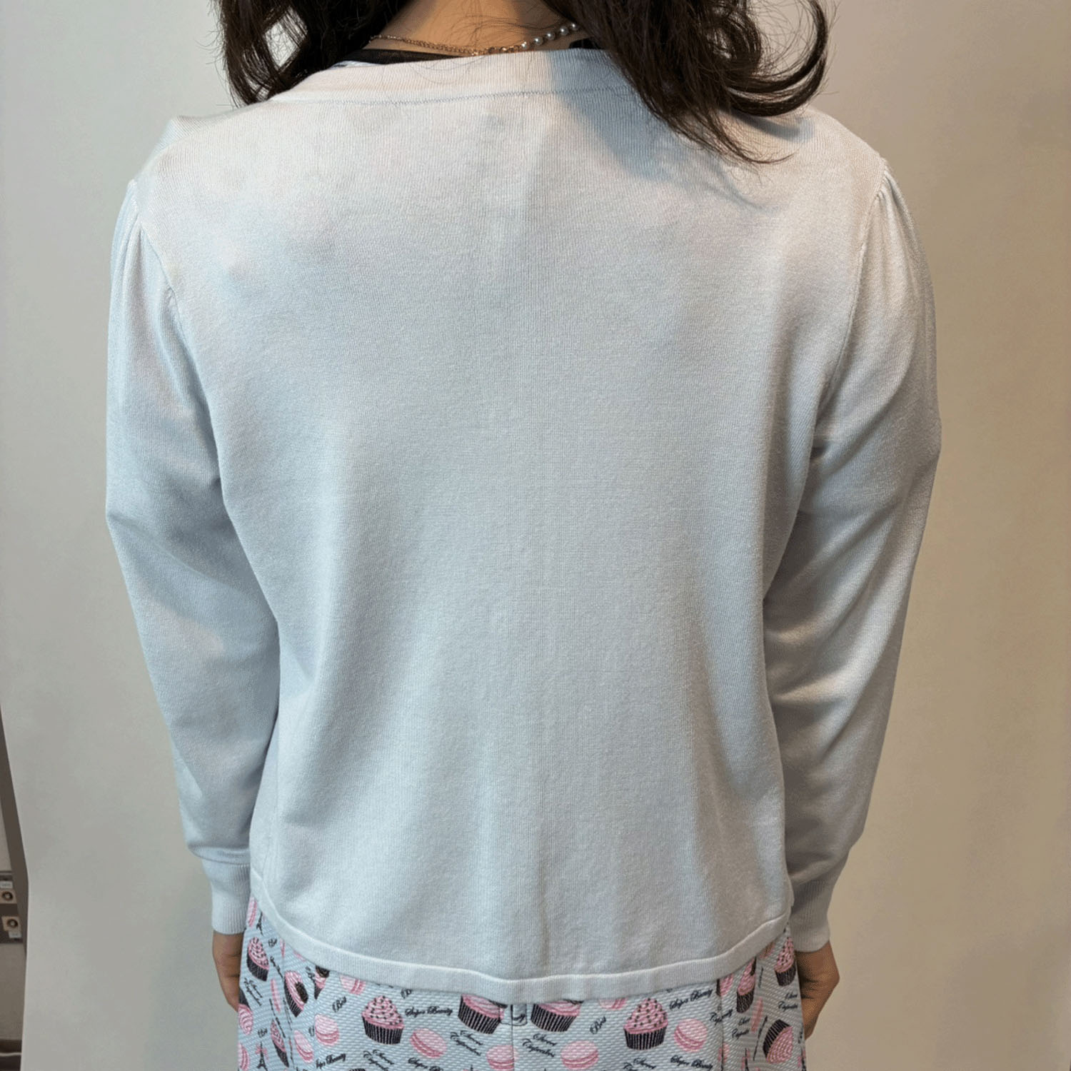 【Insta Live】Super Beauty スイーツ刺しゅうニットカーディガン - 画像6