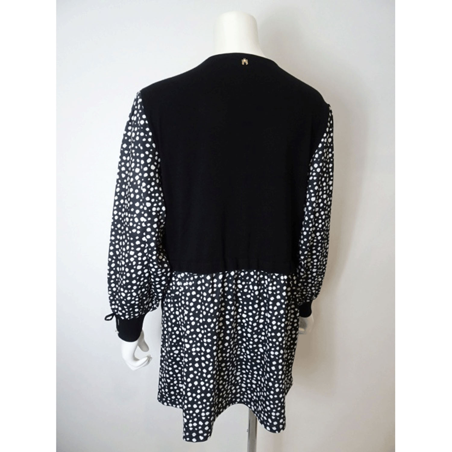 【Insta Live】Super Beauty 水玉柄異素材ドッキングチュニック - 画像7