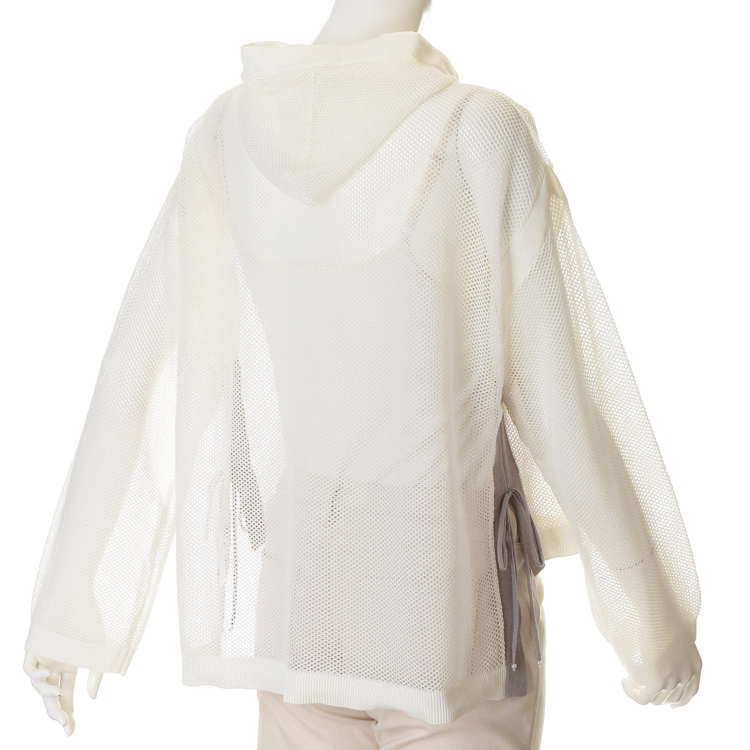 【LIVE ARCHIVE】Super Beauty 花モチーフ付透かし編みニットパーカー - 画像8