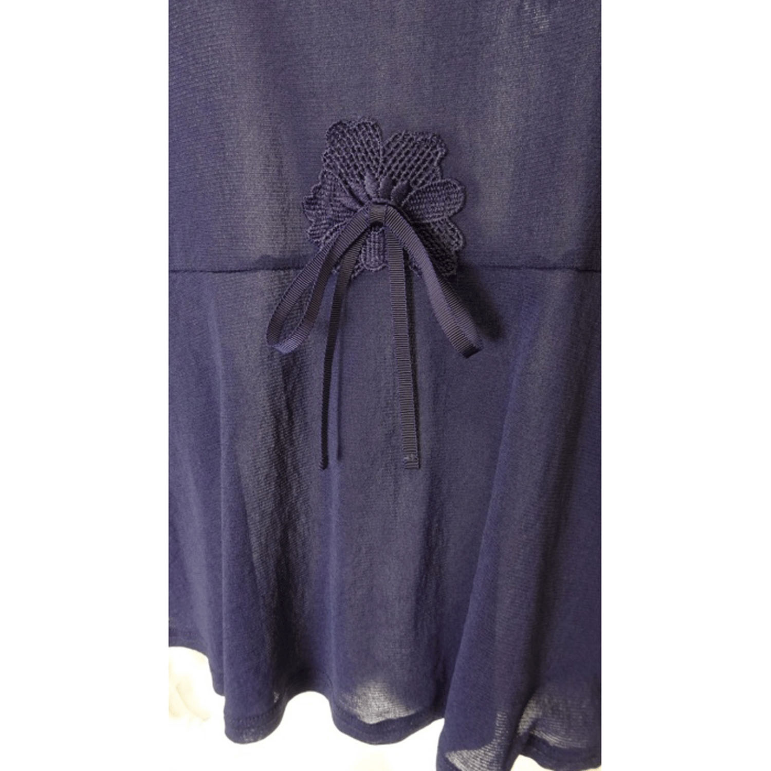 Super Beauty ギャザーデザイン ノーカラーパワーネット素材カーディガン - 画像10