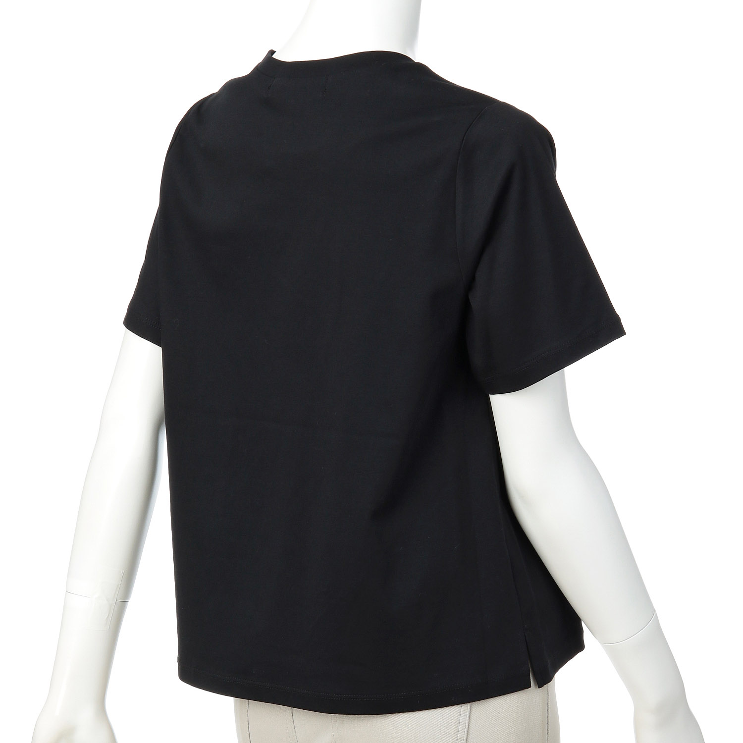 Super Beauty 胸元×袖ギンガムチェック柄使いTシャツ - 画像3