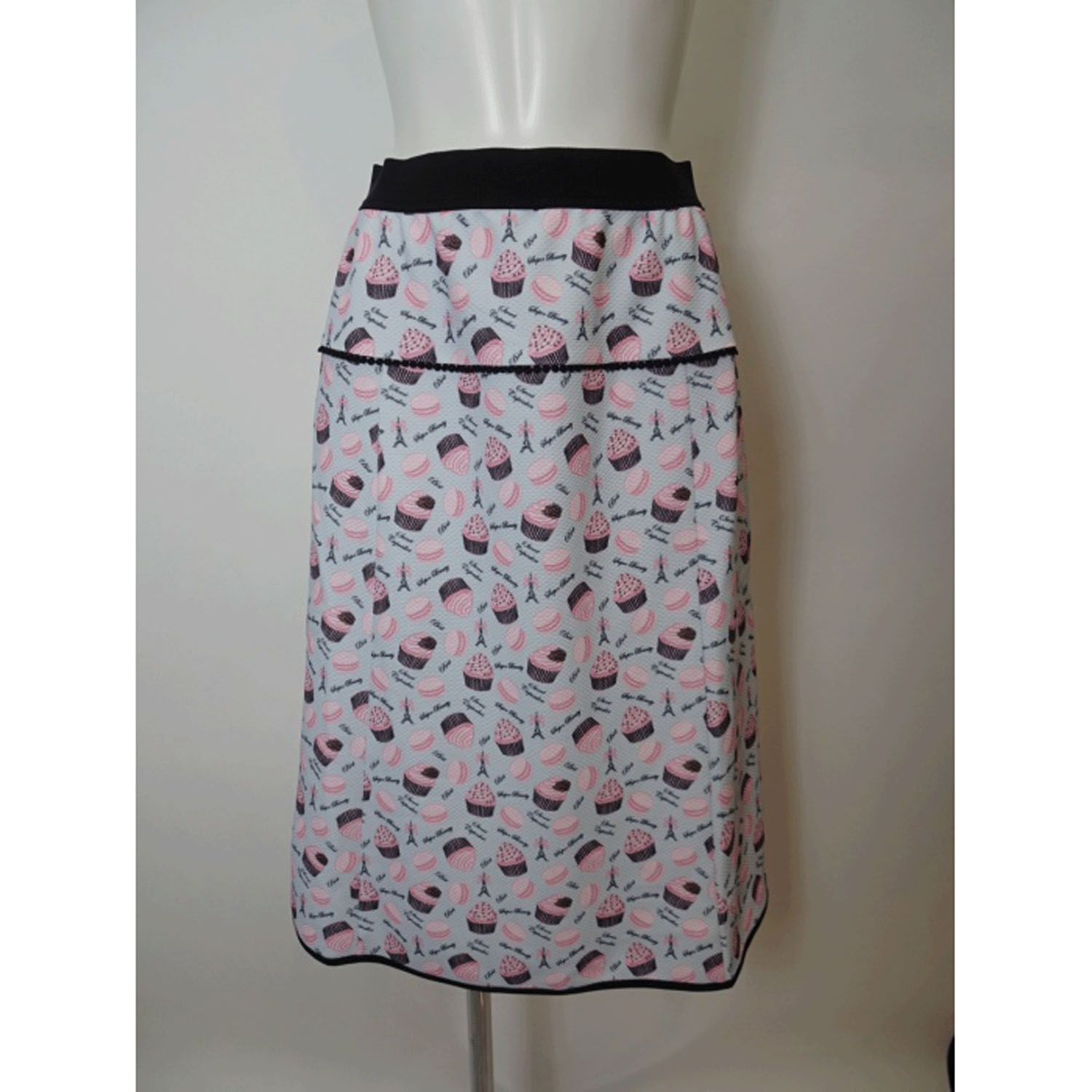 【Insta Live】Super Beauty スイーツプリント ウェストゴムスカート - 画像5