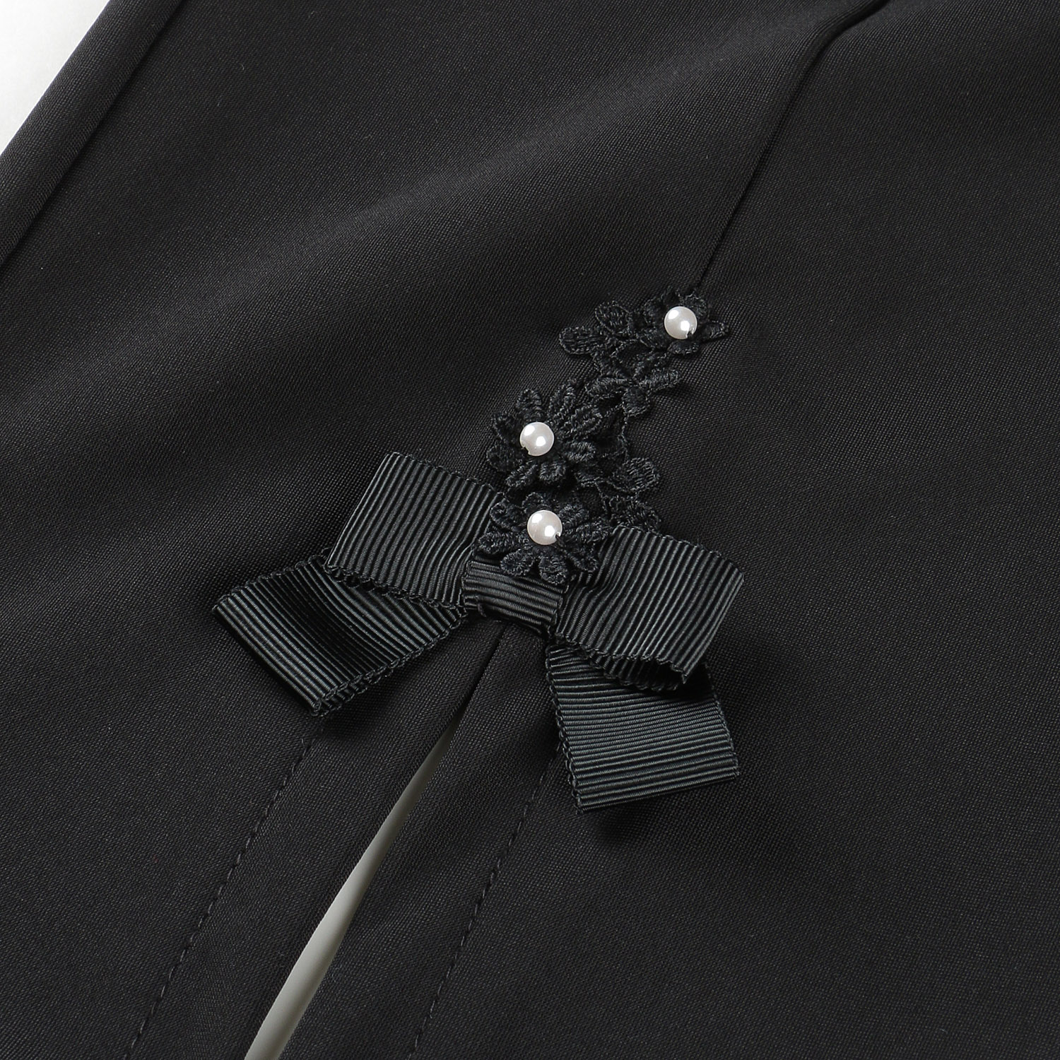 【Insta Live】Super Beauty 前スリットレース×リボンデザインパンツ - 画像11