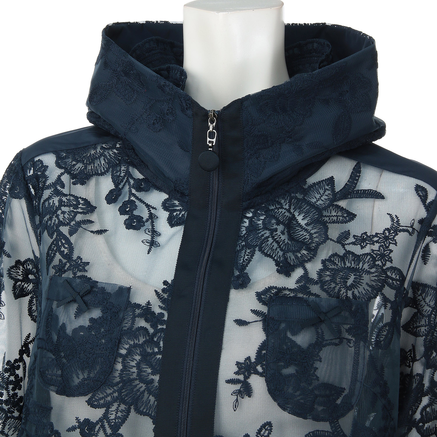 Super Beauty 花レース×刺しゅう透かし素材コート - 画像23