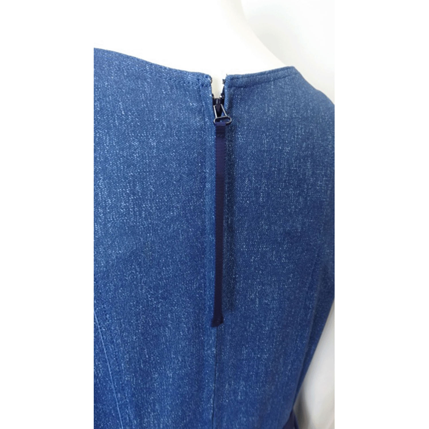 Super Beauty デニム風ノースリーブワンピース - 画像21