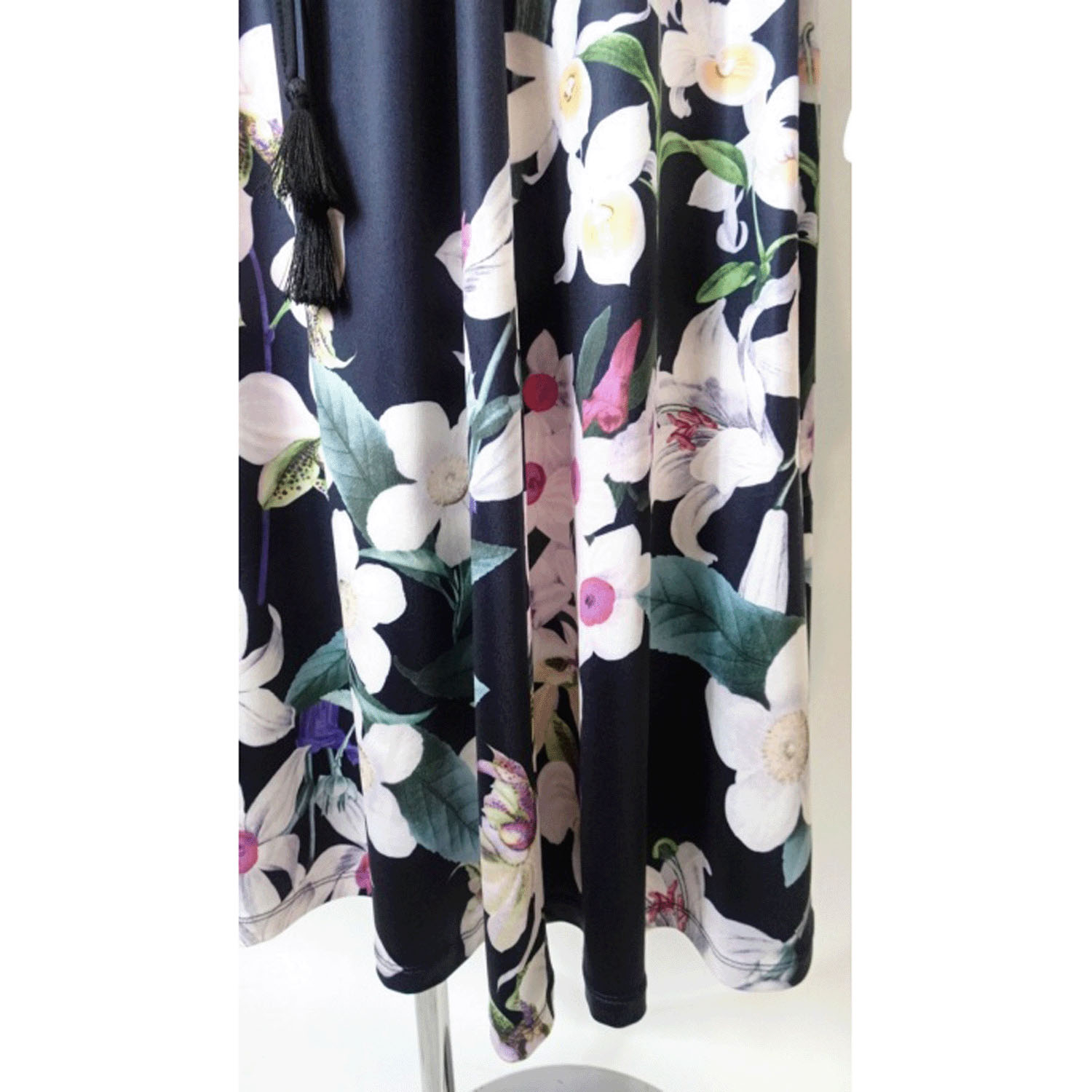 Super Beauty 大花プリント七分袖ワンピース - 画像20