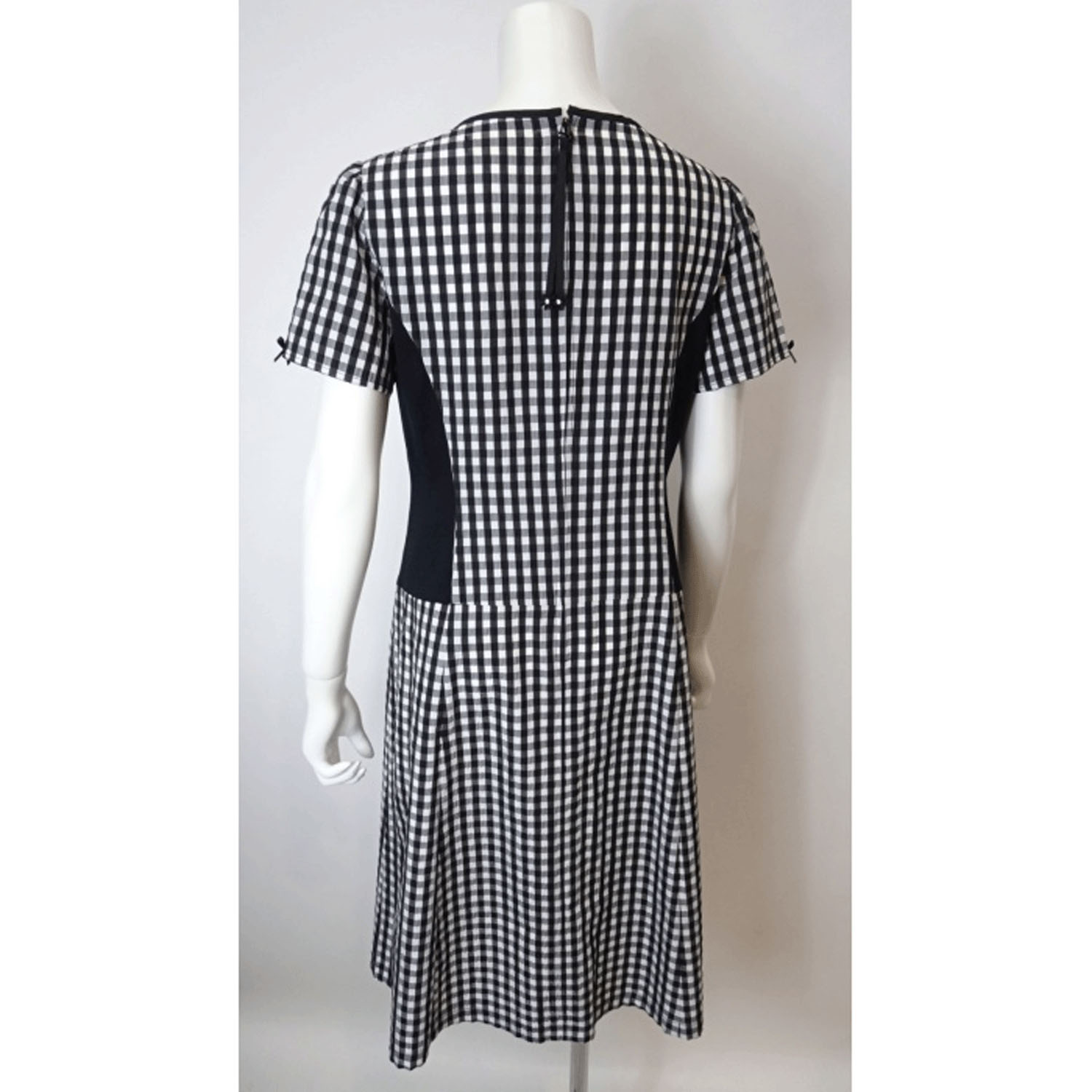 Super Beauty ギンガムチェック柄切替ワンピース - 画像9