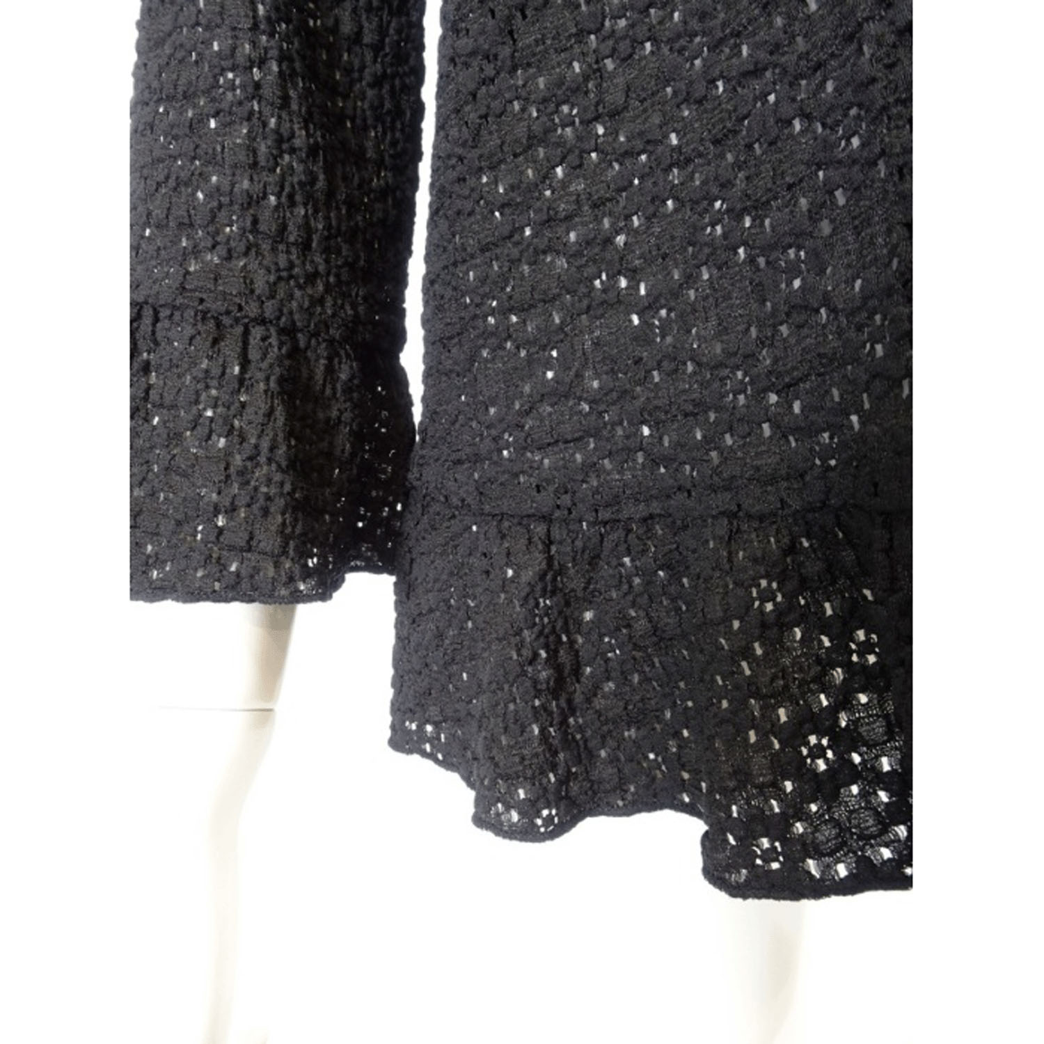 Super Beauty 伸縮素材コサージュ付ノーカラージャケット - 画像11