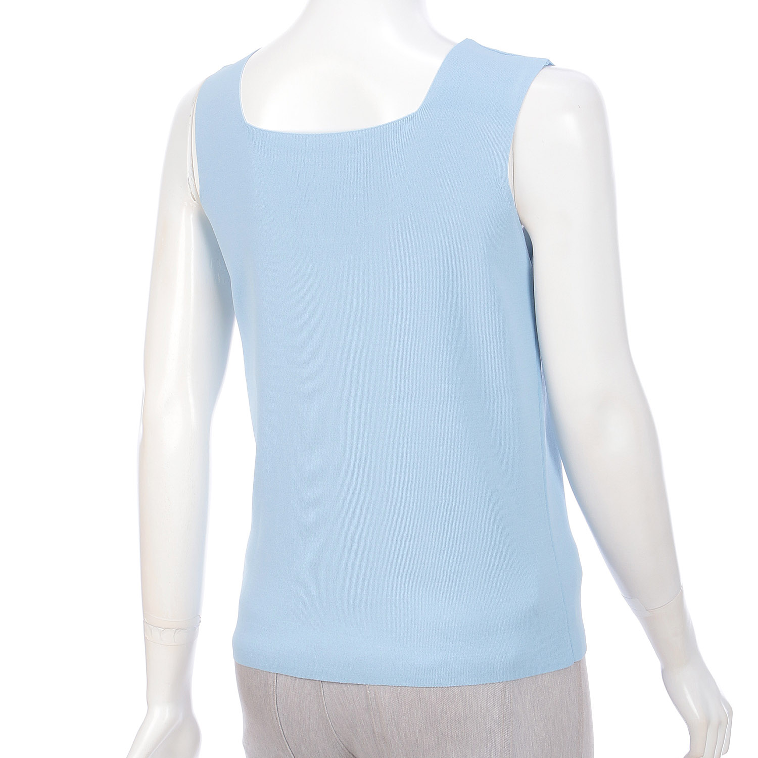 Super Beauty 胸元スパンコール刺繍ノースリーブニット - 画像10