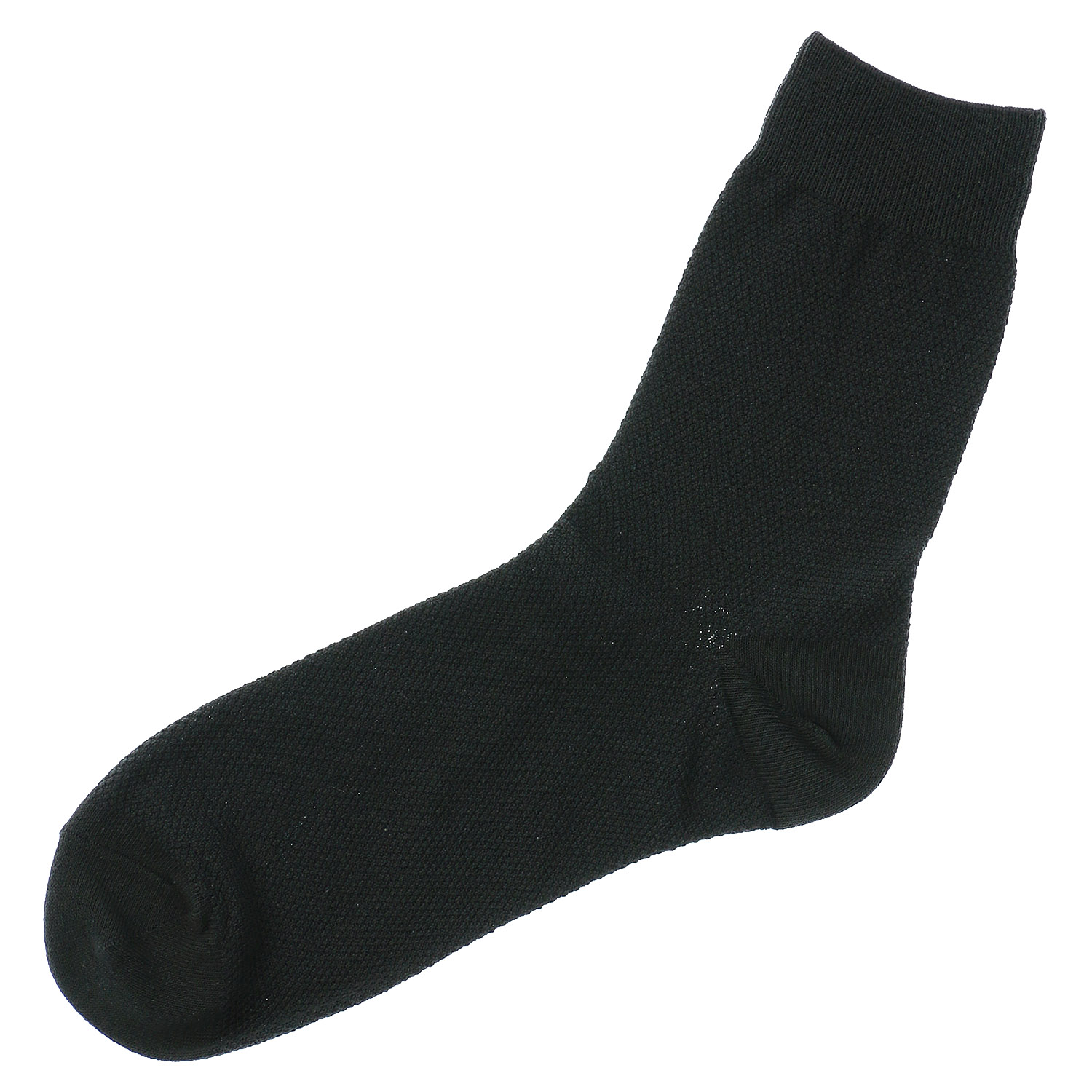 【満足】 靴下 爽感 総鹿の子 ハーフ丈 - 画像3