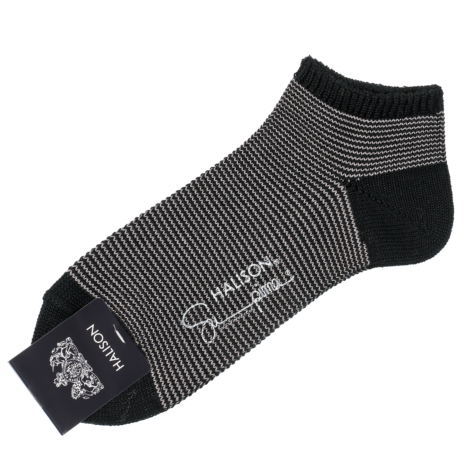 スーピマ ピンボーダー アンクルソックス - 画像2