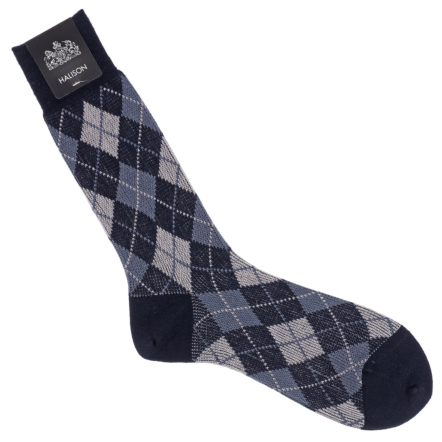 綿麻 ミドルアーガイルソックス - 画像5